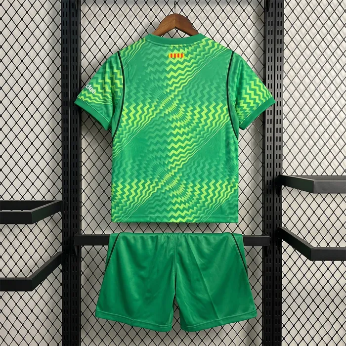 kids Barcelona Goalkeeper Jersey Suits 26/27
