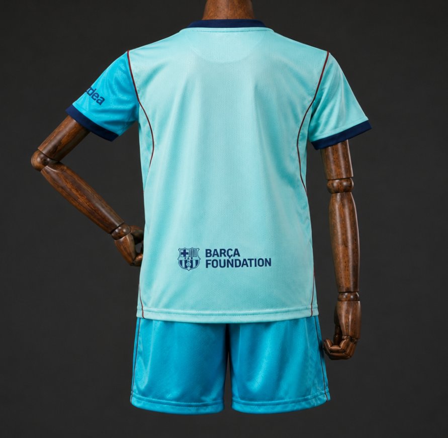 26/27Kids Barcelon Third Kit Jersey16-28 - musan