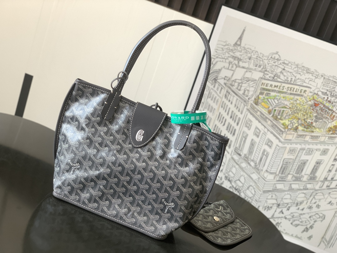 Goyard Anjou Mini Reversible Bag in Grey