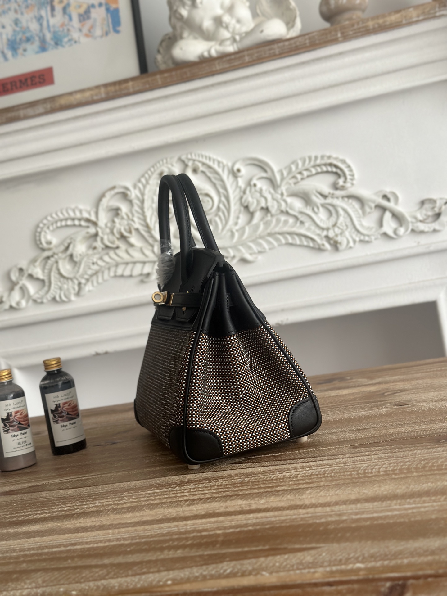 Hermès Birkin 25 Toile Quadrille