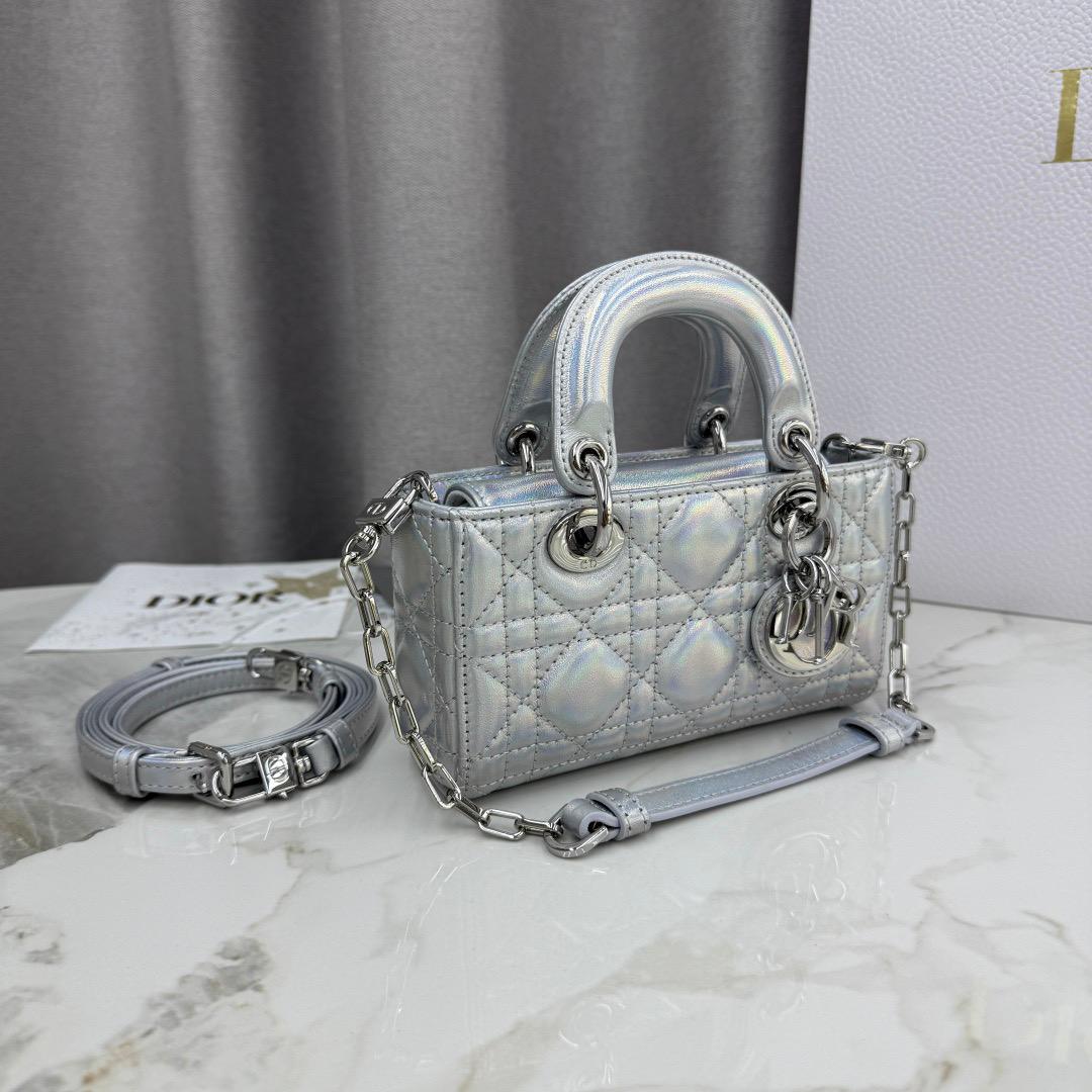 DIOR Lady silver handbag