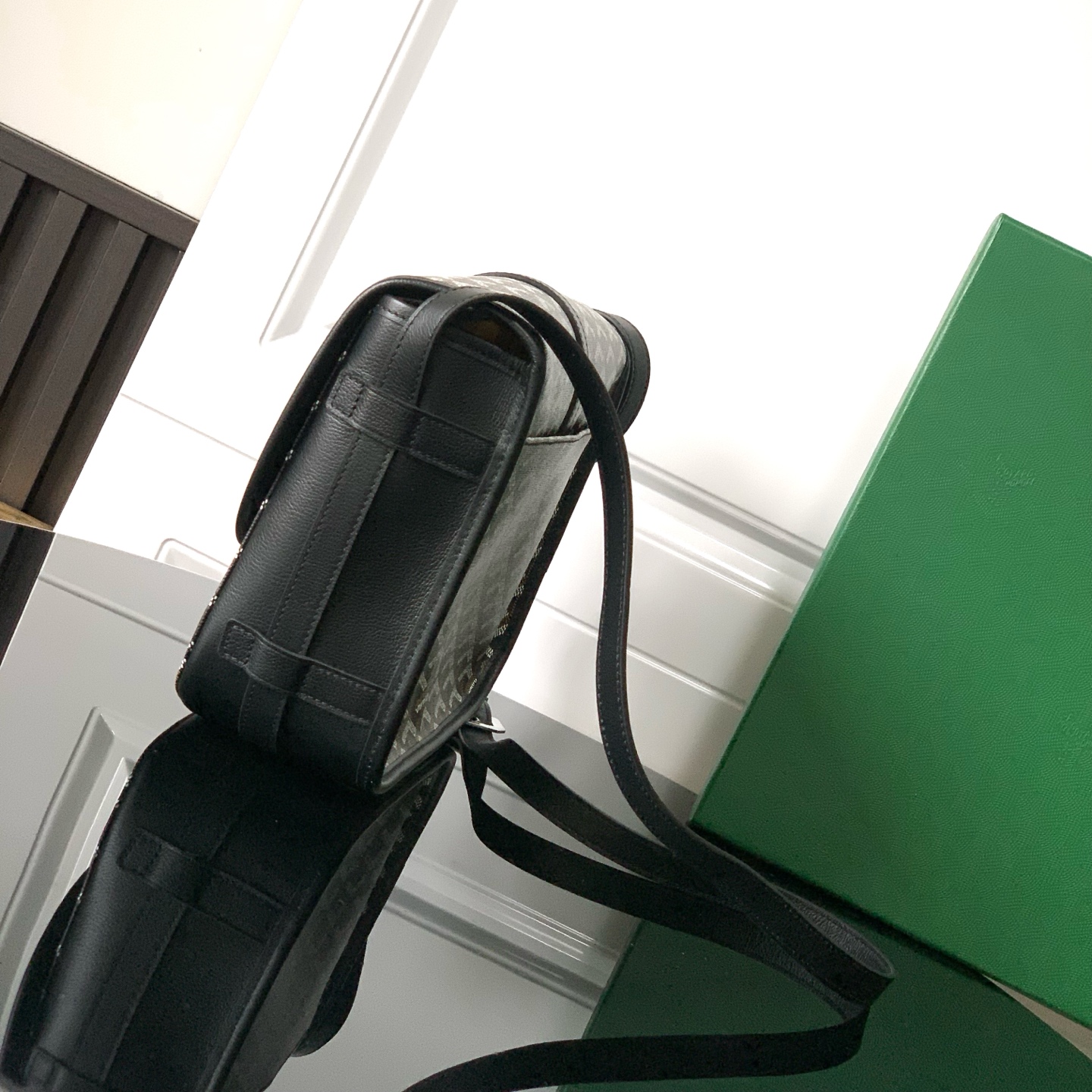 Goyard Belvedere MM Bag in Black