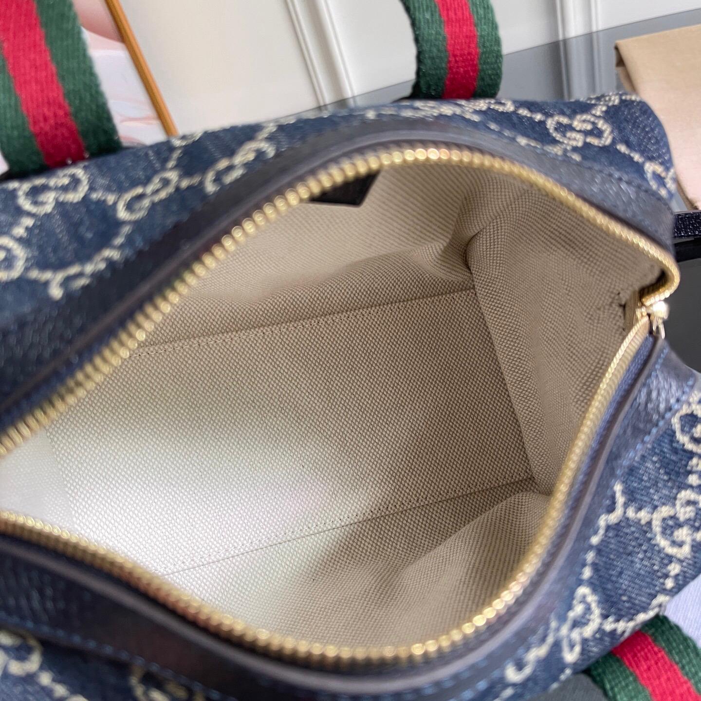 GUCCI Bags Variation navy and white GG denim