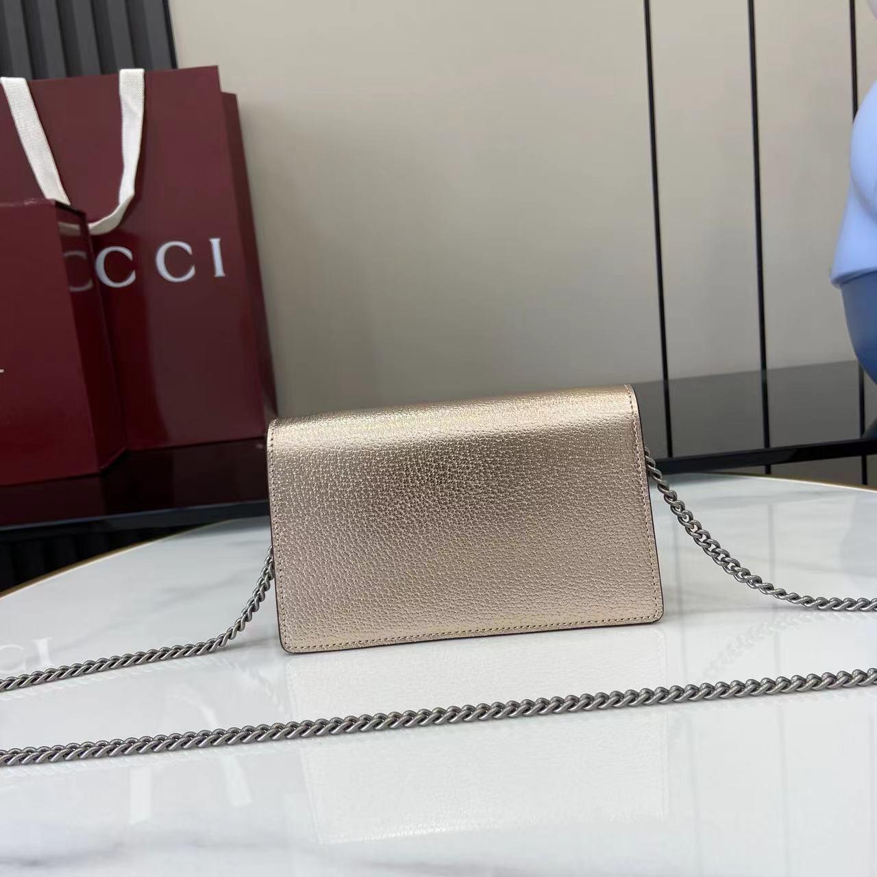 GUCCI rose gold crossbody bag