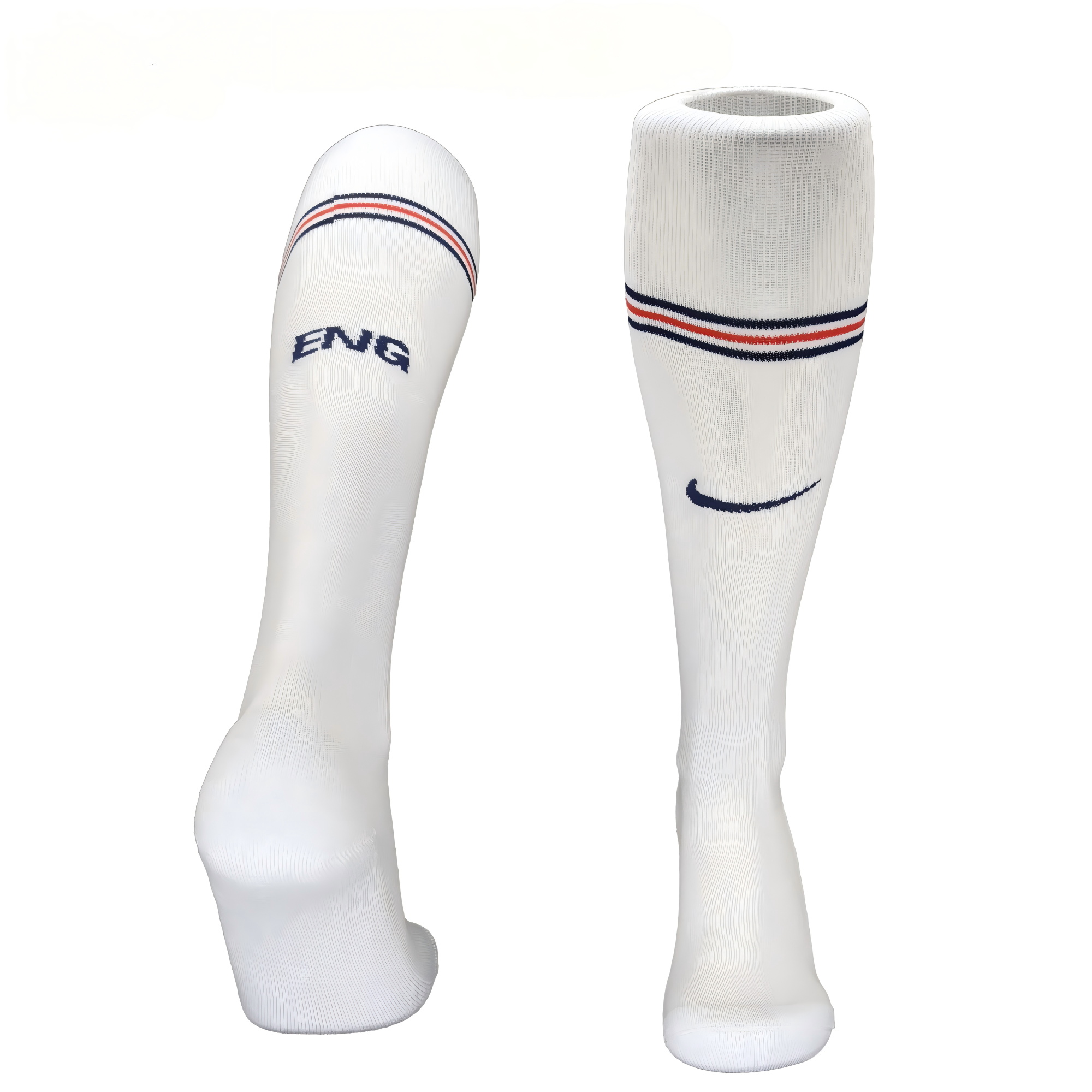Kids England Home Soccer Socks - White 2026