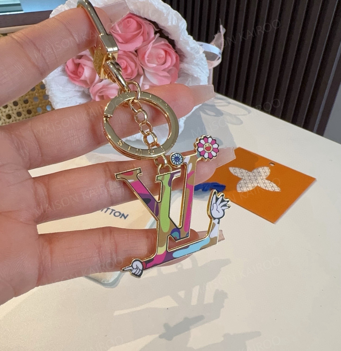 Louis Vuitton LV x TM Initial Mascot Bag Charm Keychain - KAIROO