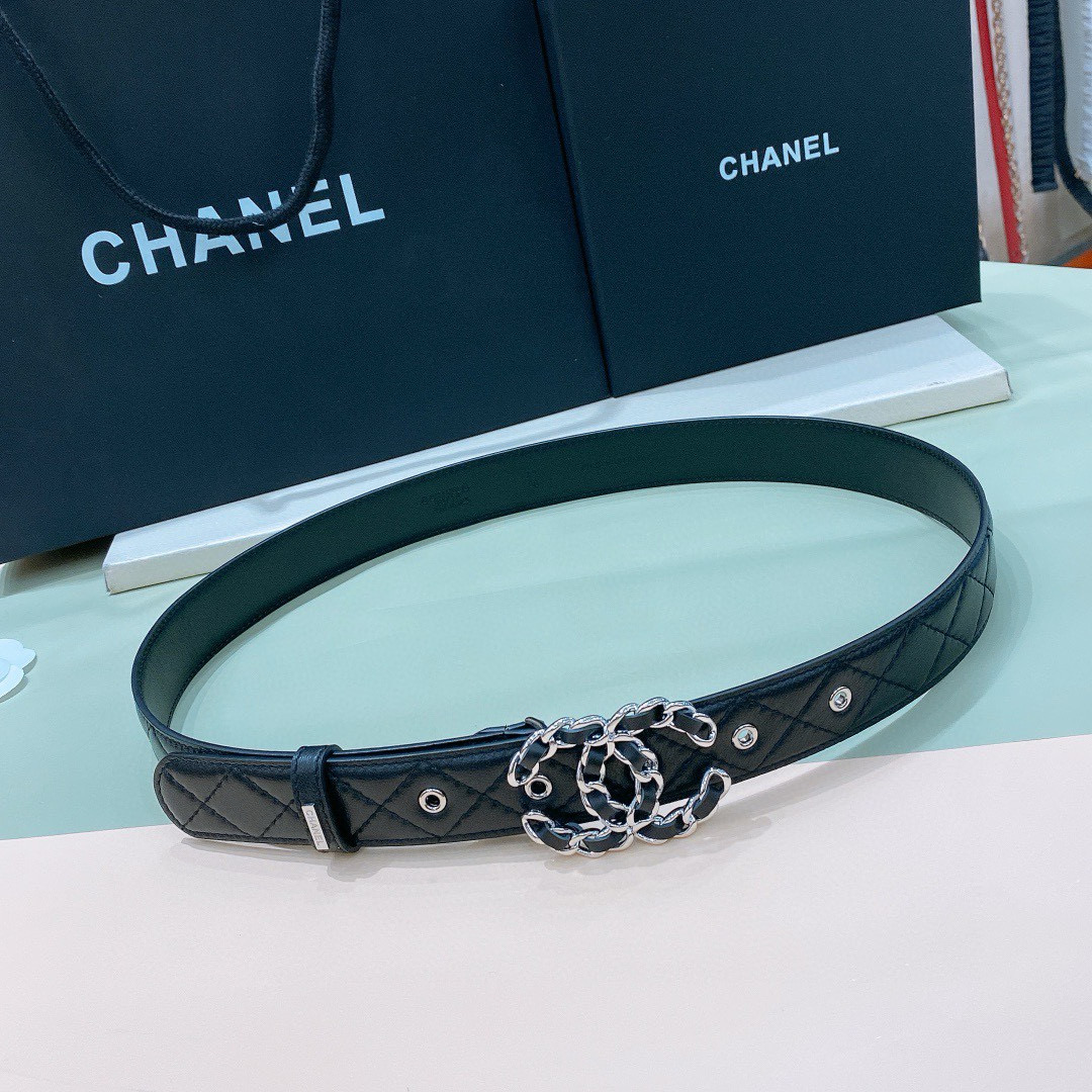 Chanel Classic CC Buckle Belt 3cm