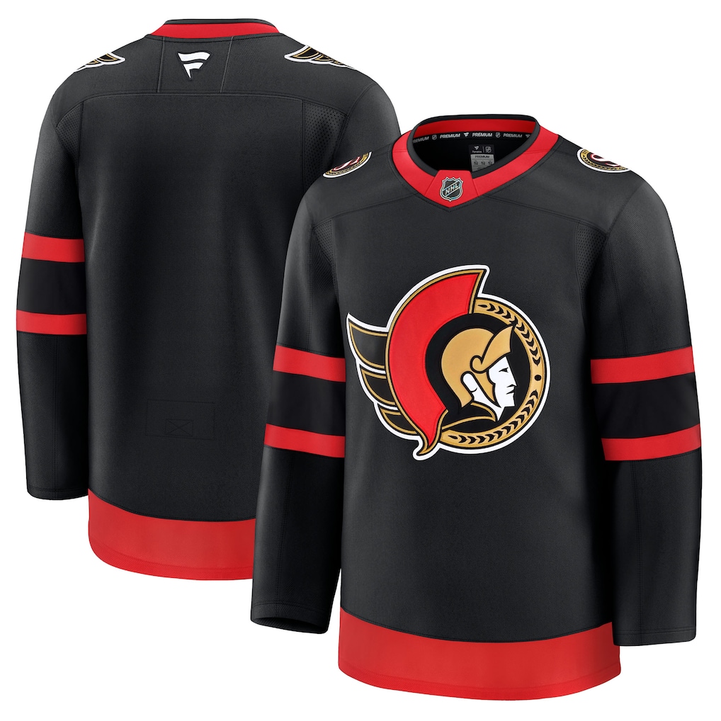Customizable Ottawa Senators Fanatics Home away and substitute jersey