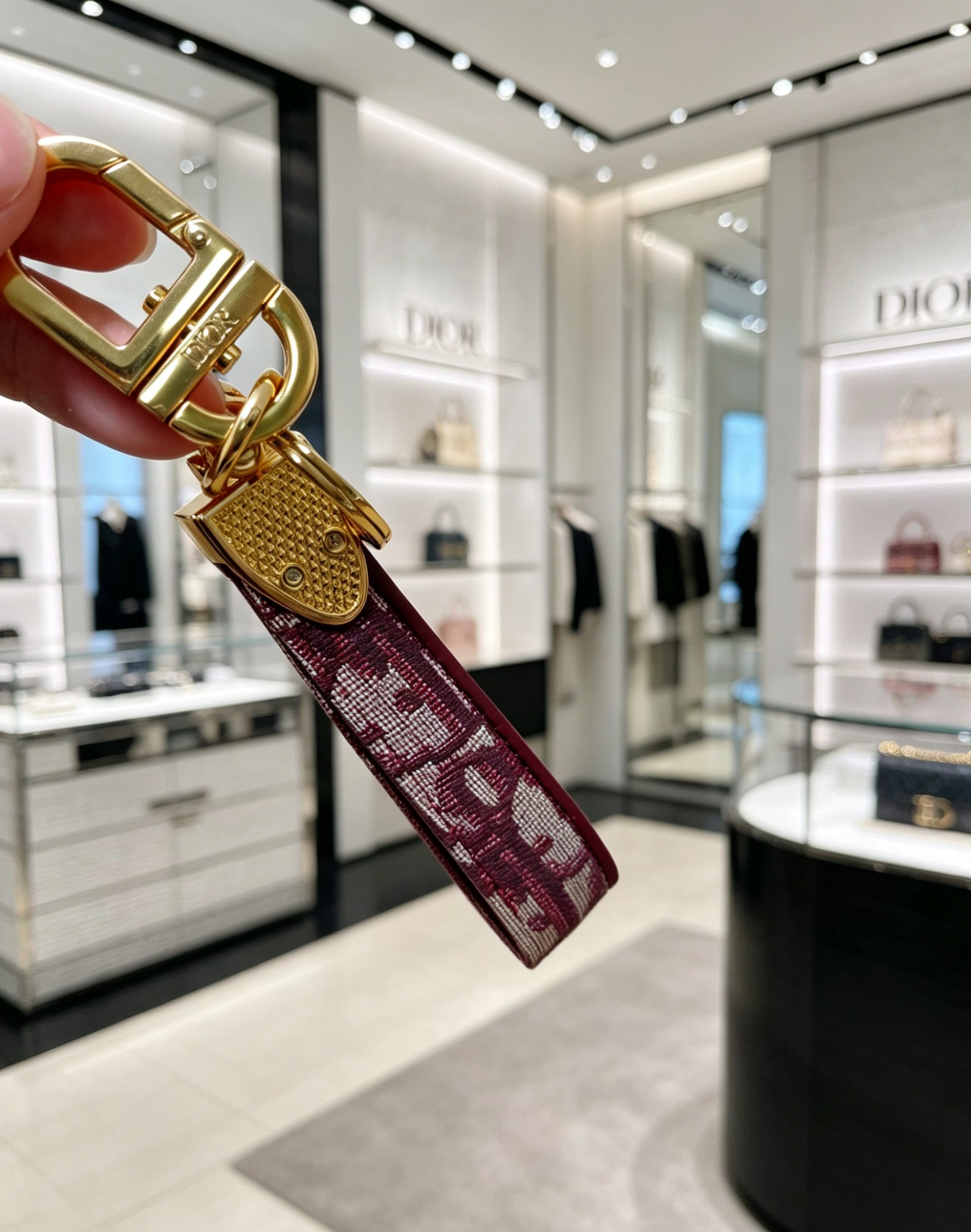 Dior Oblique Keychain