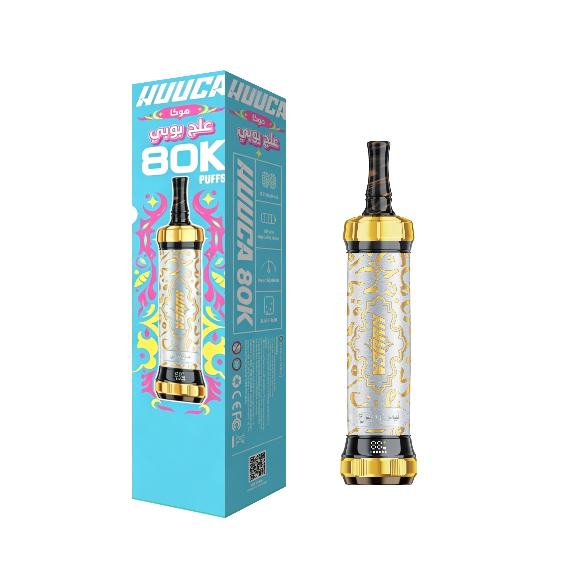 HUUCA 80K 3mg DTL Disposable Vape