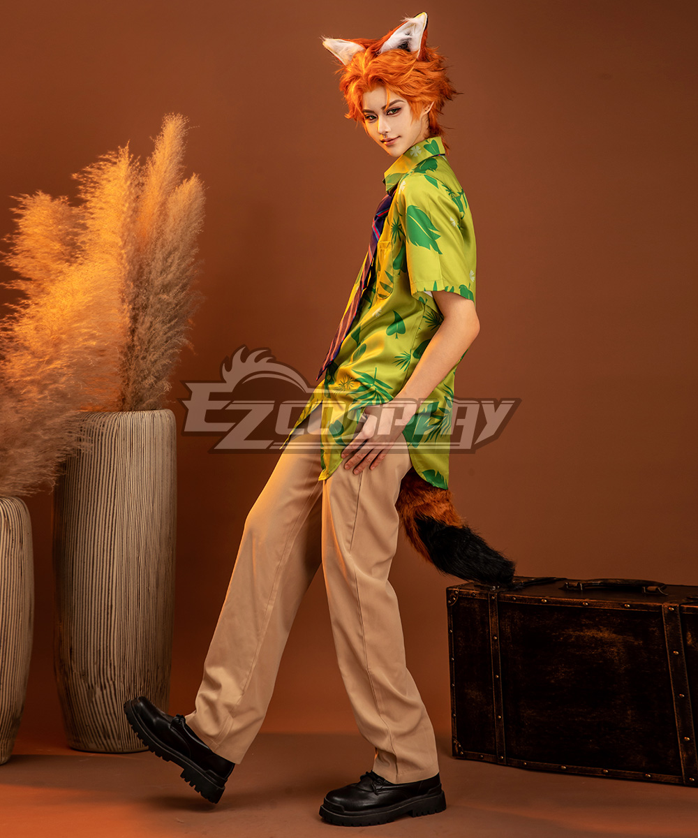 Zootopia Nicholas P.Wilde Fox Nick Cosplay Costume