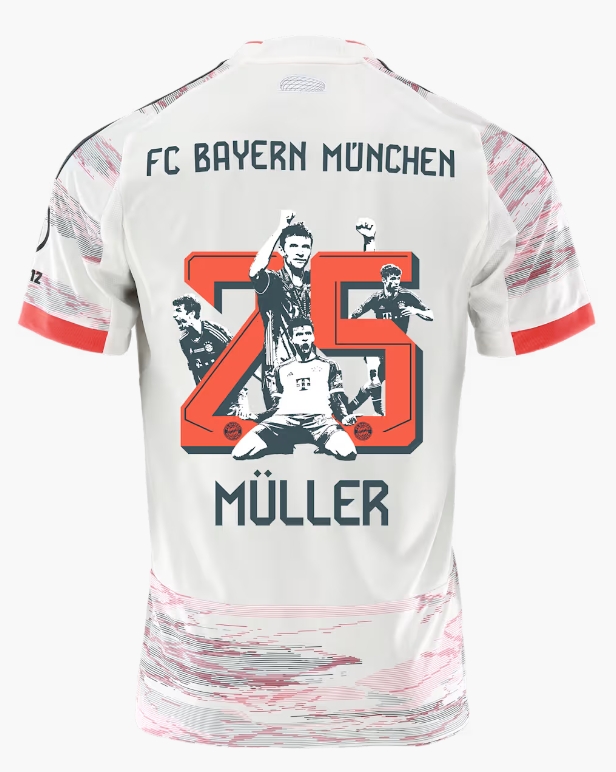 Bayern Munich Thomas Müller Special Away Man Jersey 25/26
