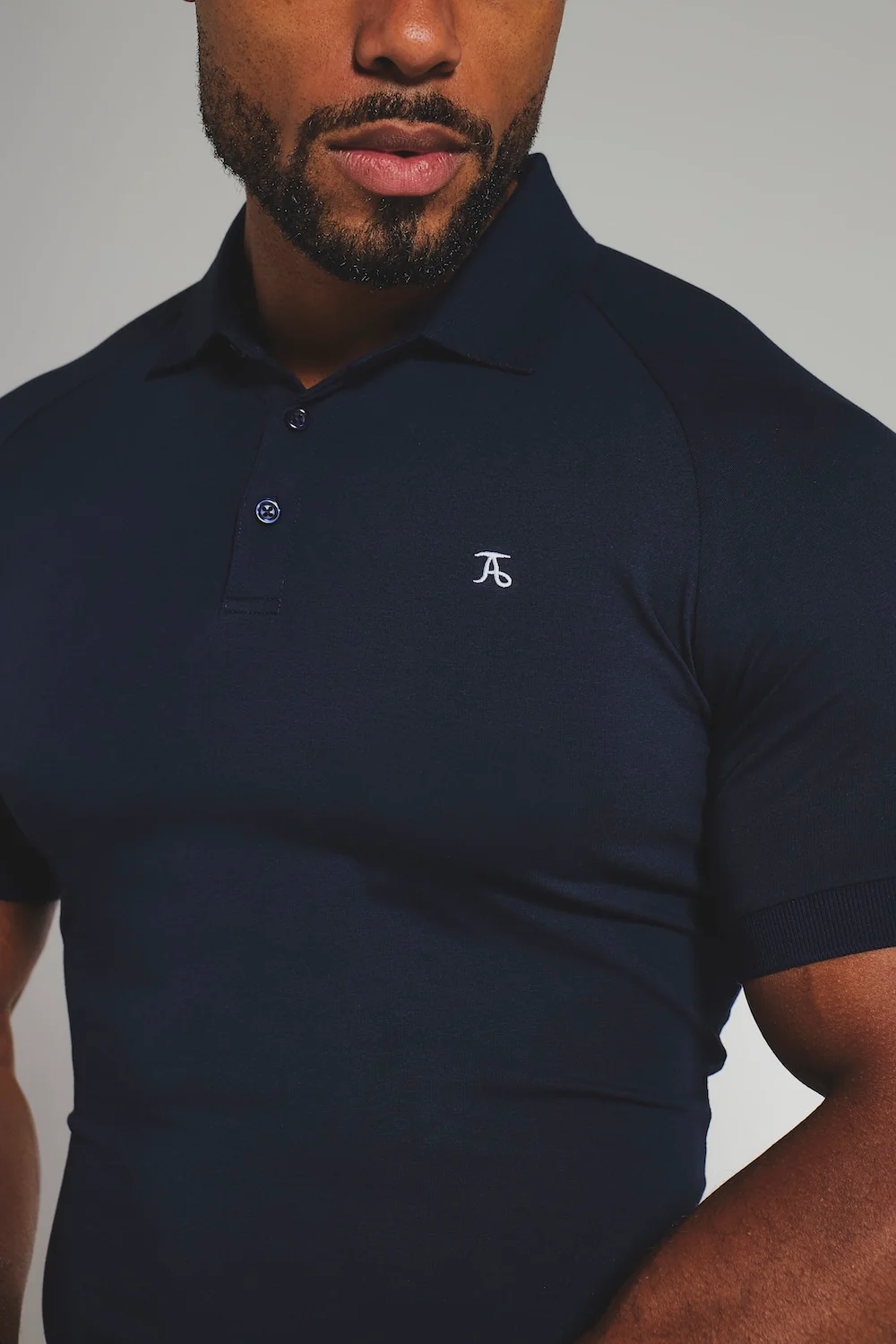 (Pre-order)Athletic Fit Polo Shirt in True Navy