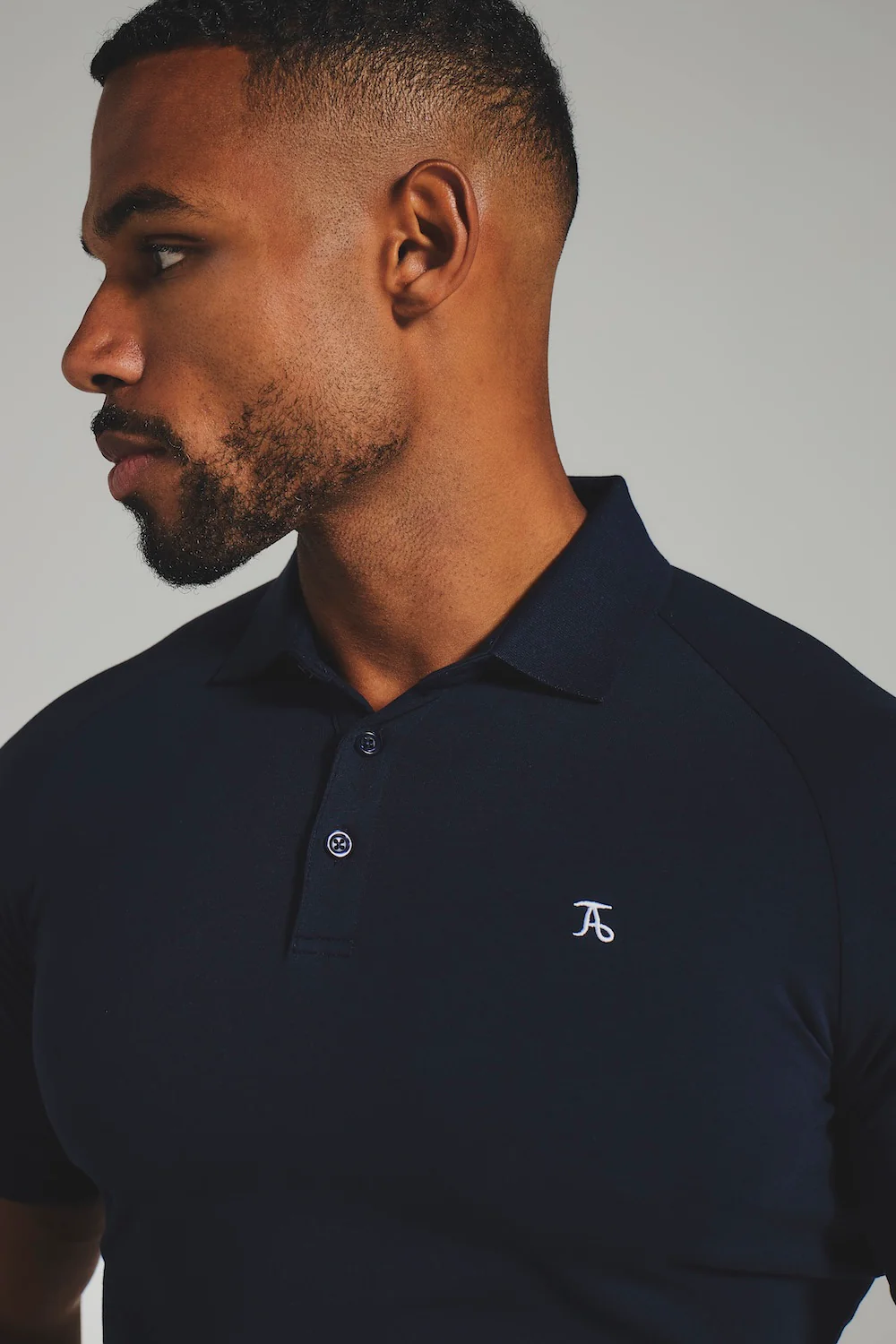 (Pre-order)Athletic Fit Polo Shirt in True Navy