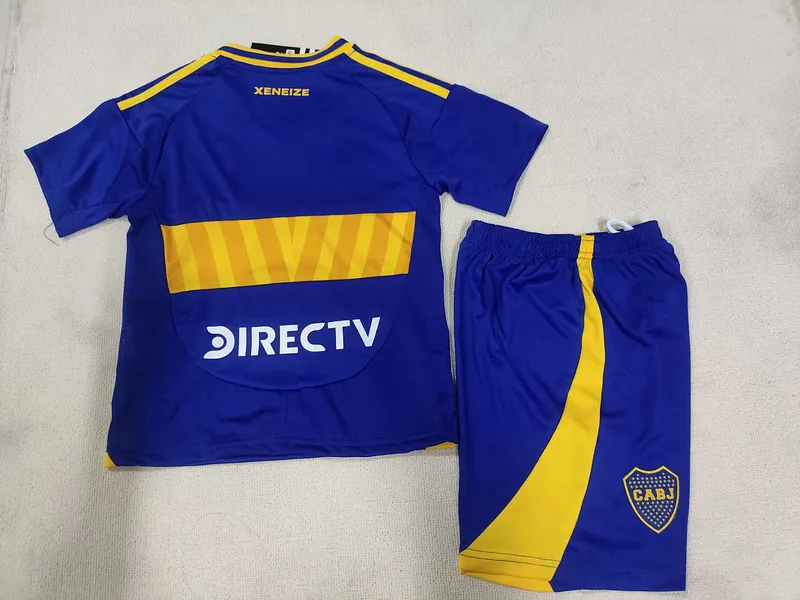 24-25 Boca Juniors Home Kids Kit Jerseys+Shorts