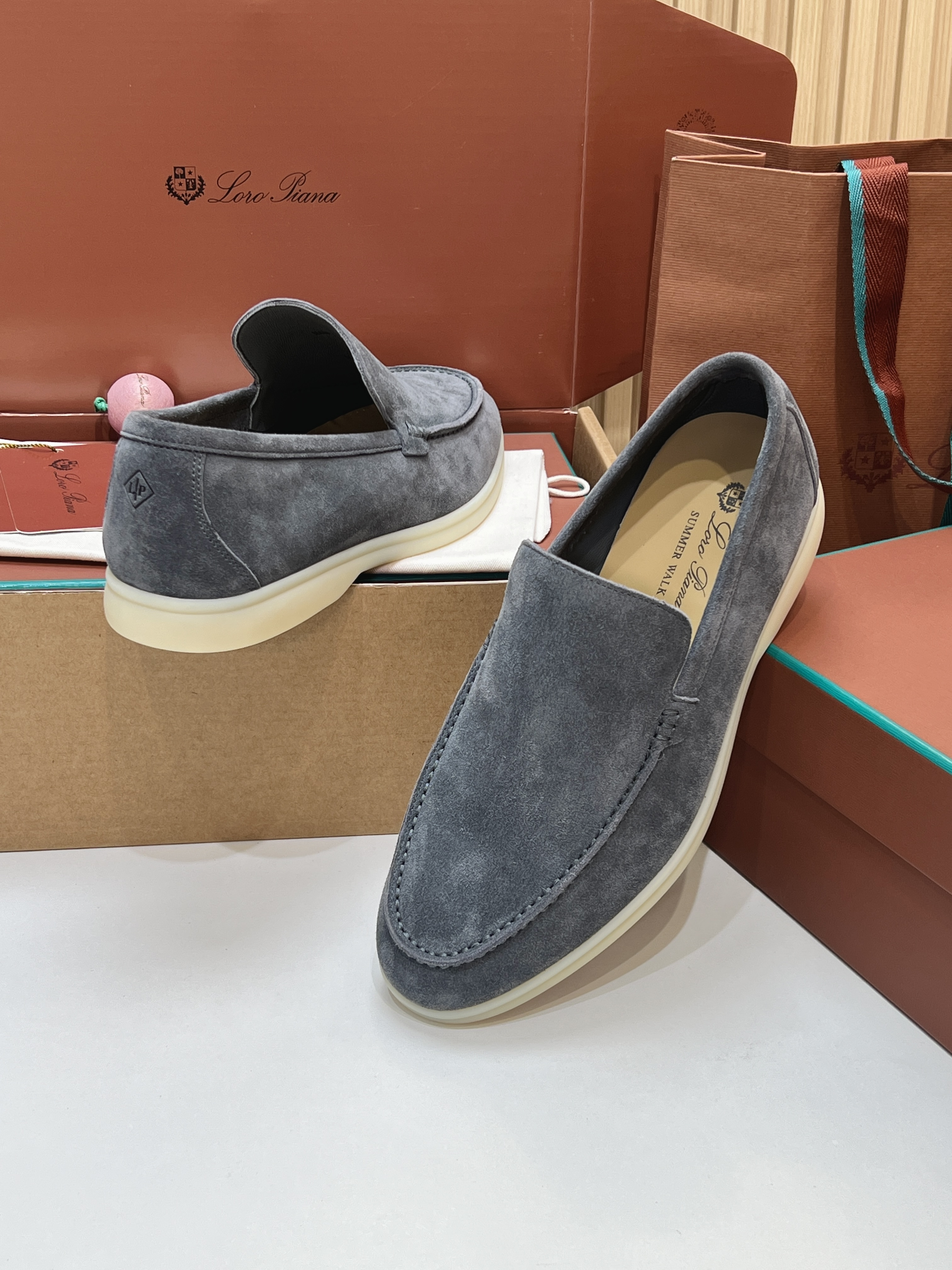 Loro Piana Men's Suede Loafer