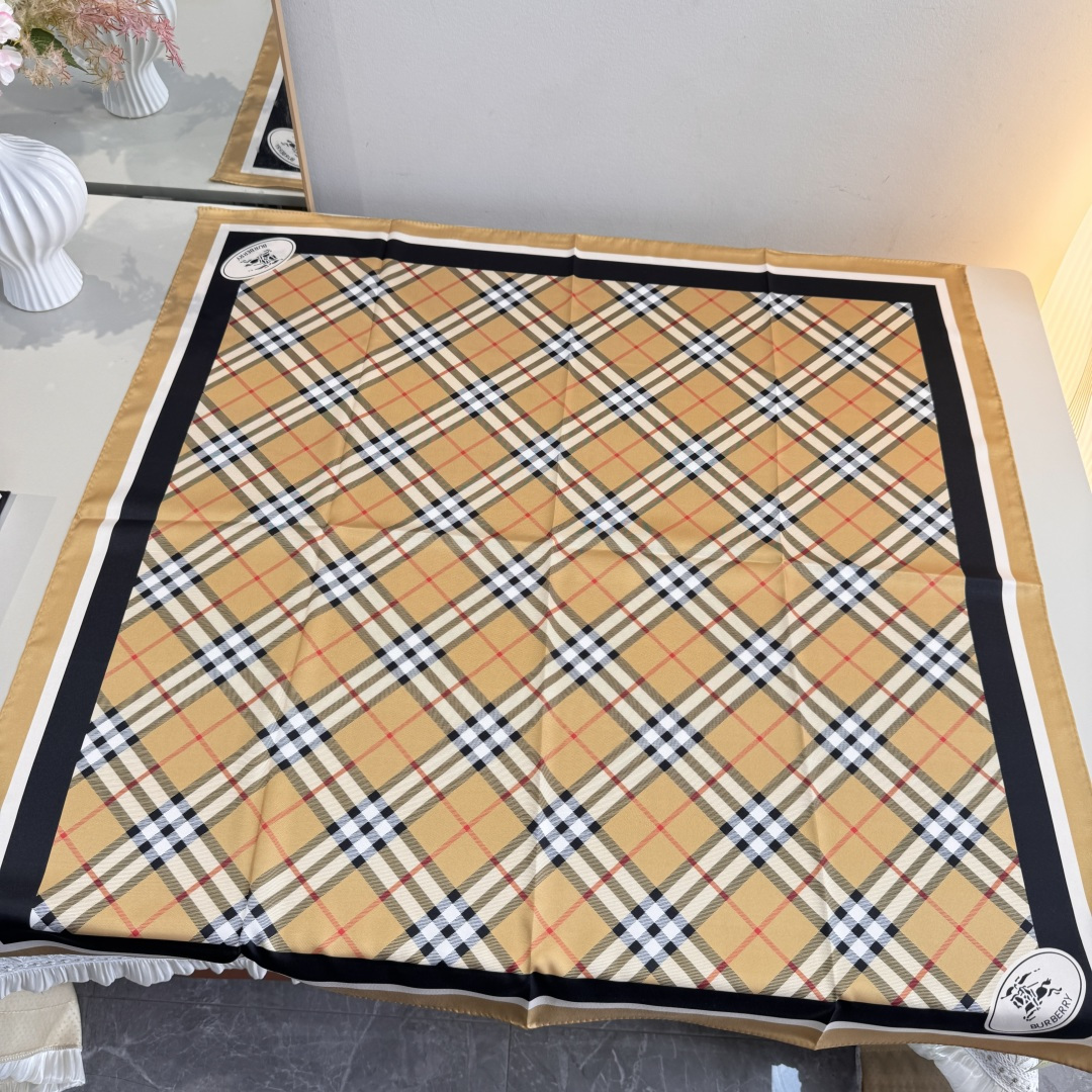 Burberry Check Silk Square 90cm
