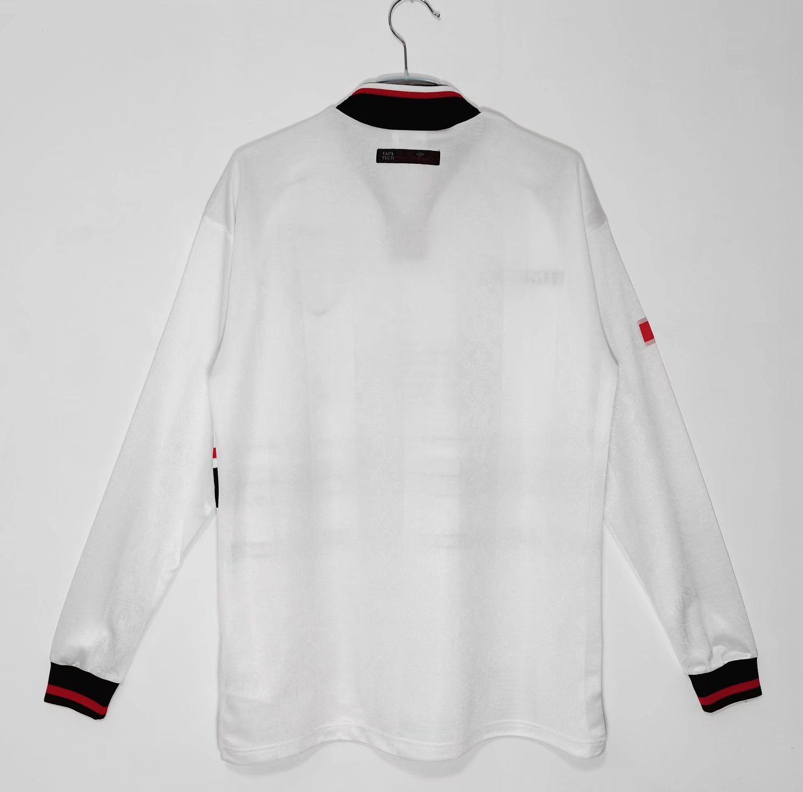 Retro Manchester United 97/99 Away -Branco Long Sleeves
