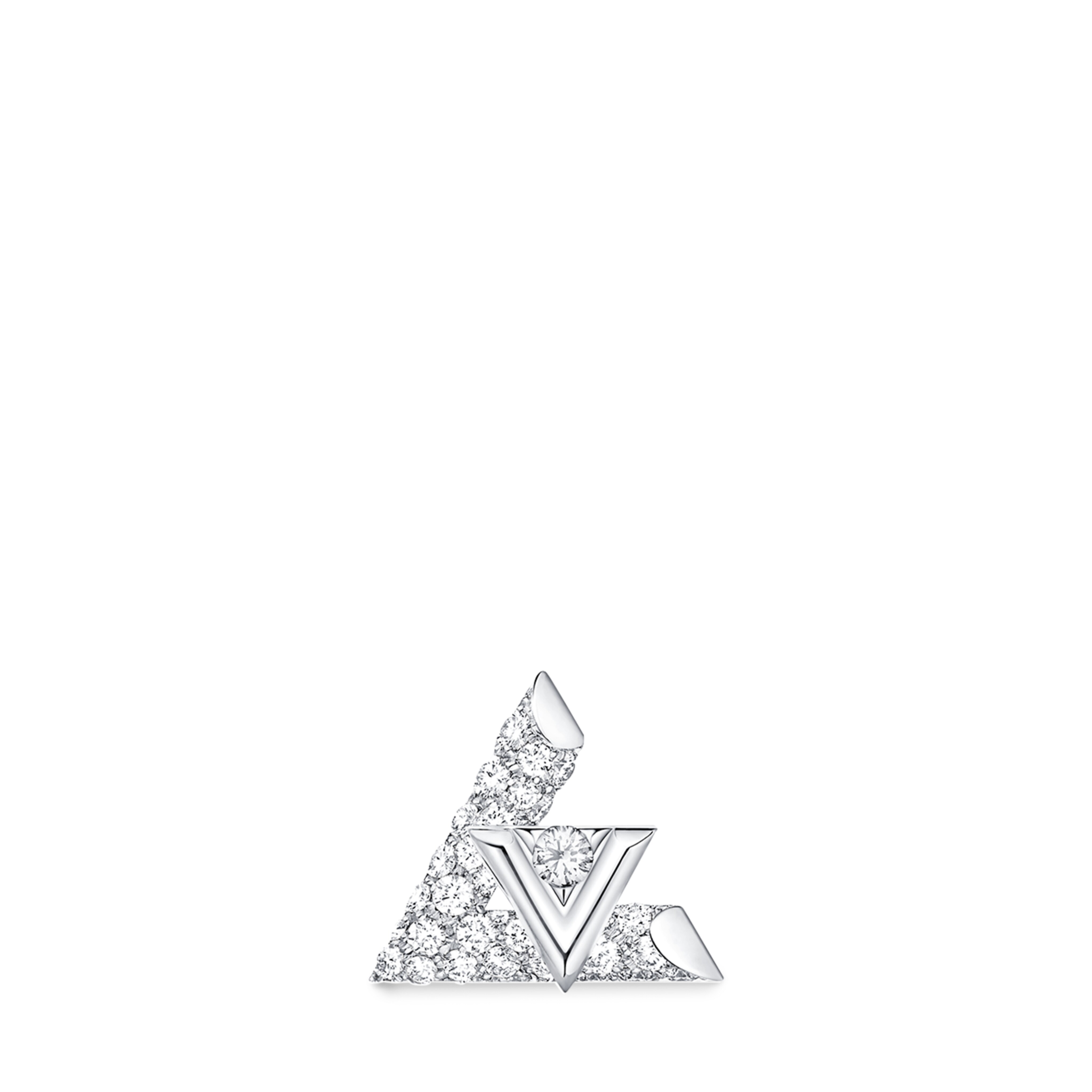 ピアス LV ヴォルト ワン (ホワイトゴールド×ダイヤモンド)