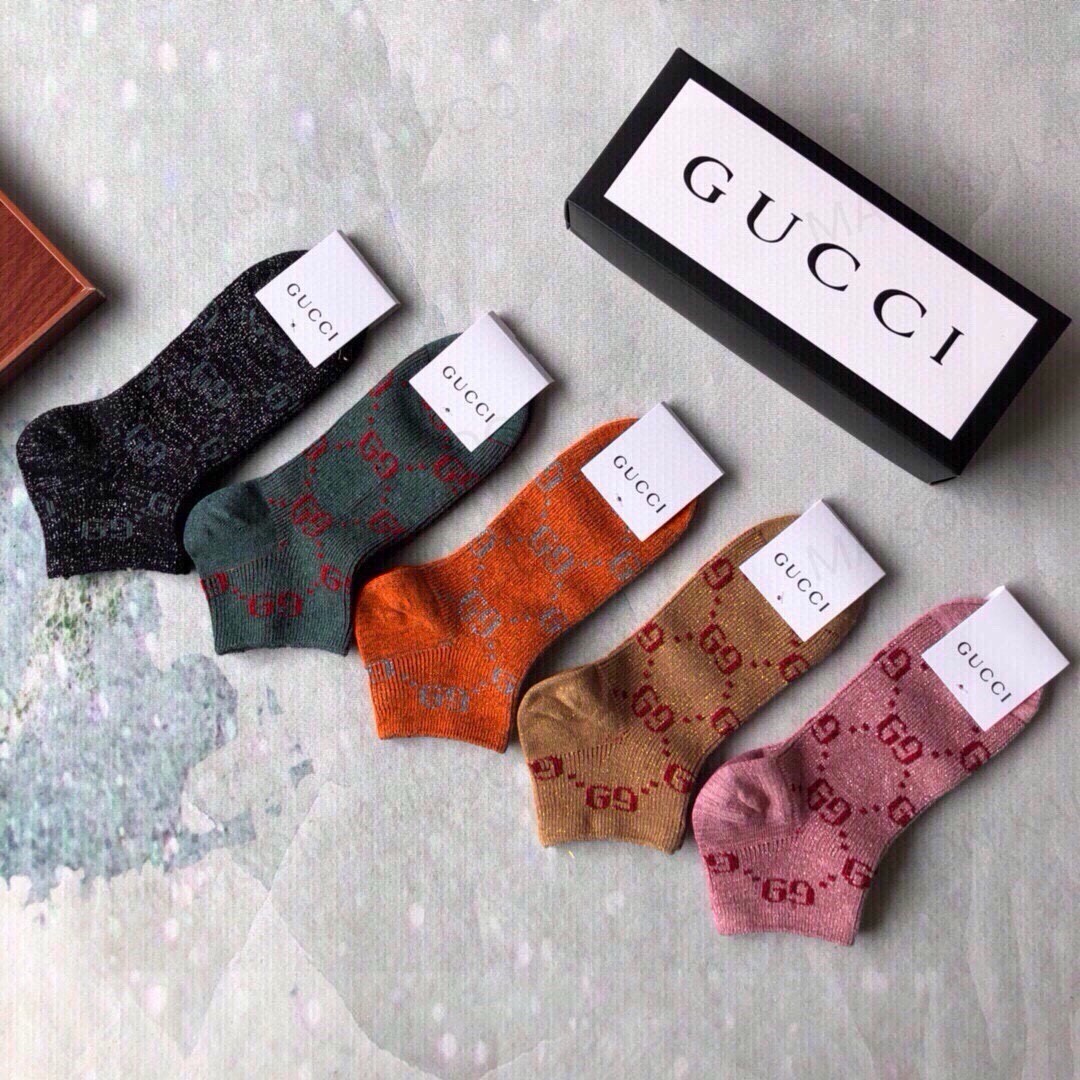 Gucci Socks 5-Pack - KAIROO