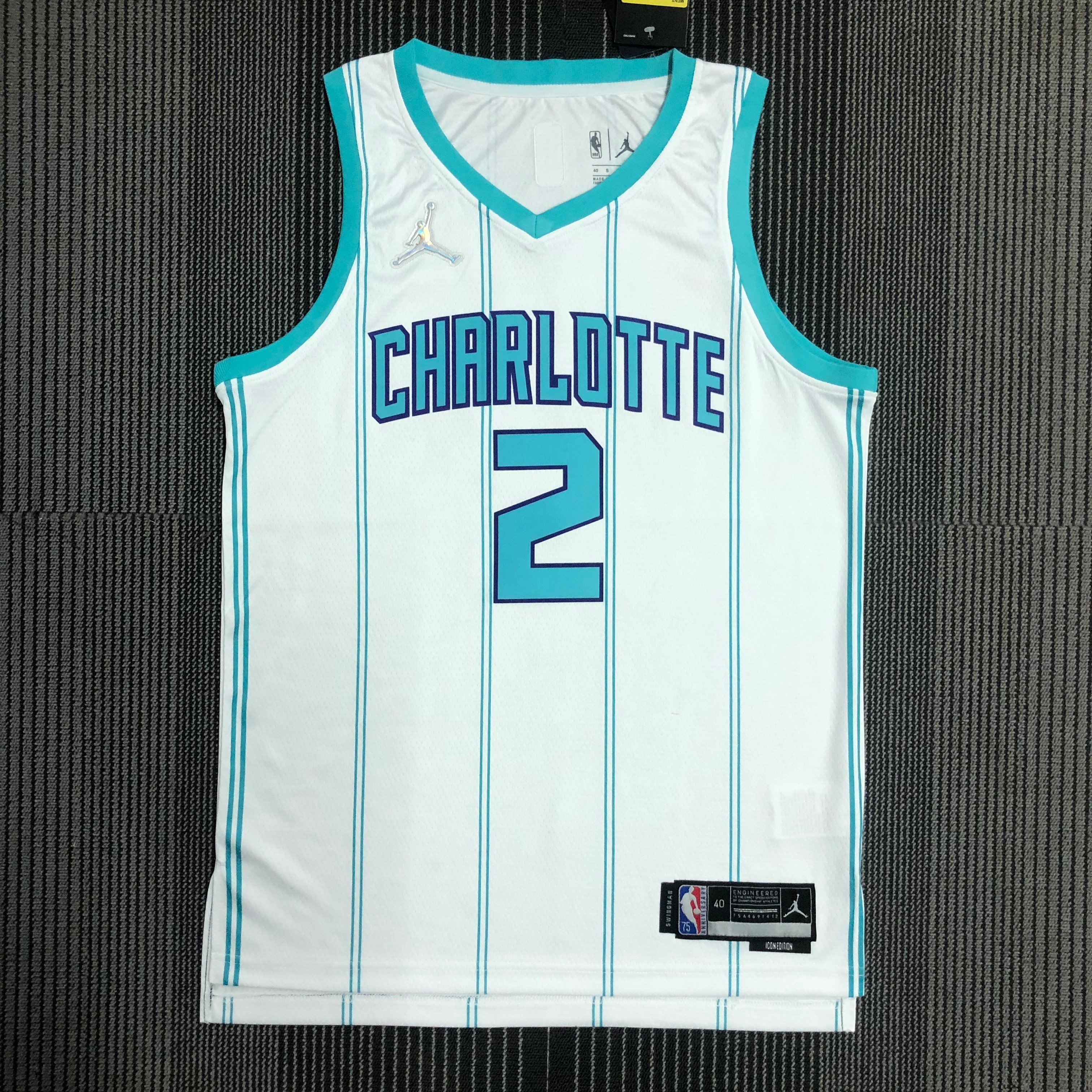 75th Anniversary Hornets White No.2 Ball