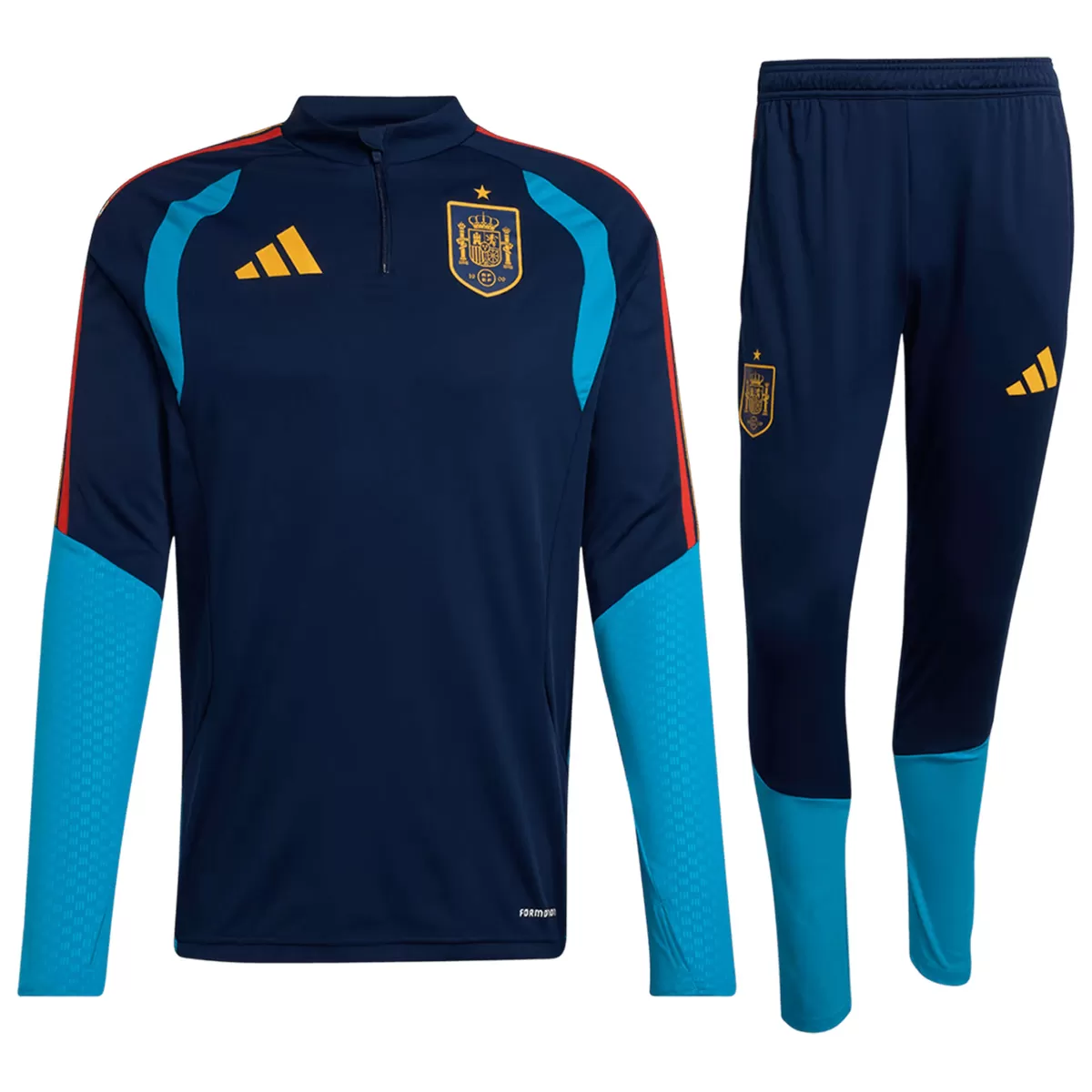 Kids Spain Zipper Sweatshirt Suit(Top+Pants) Navy 2026