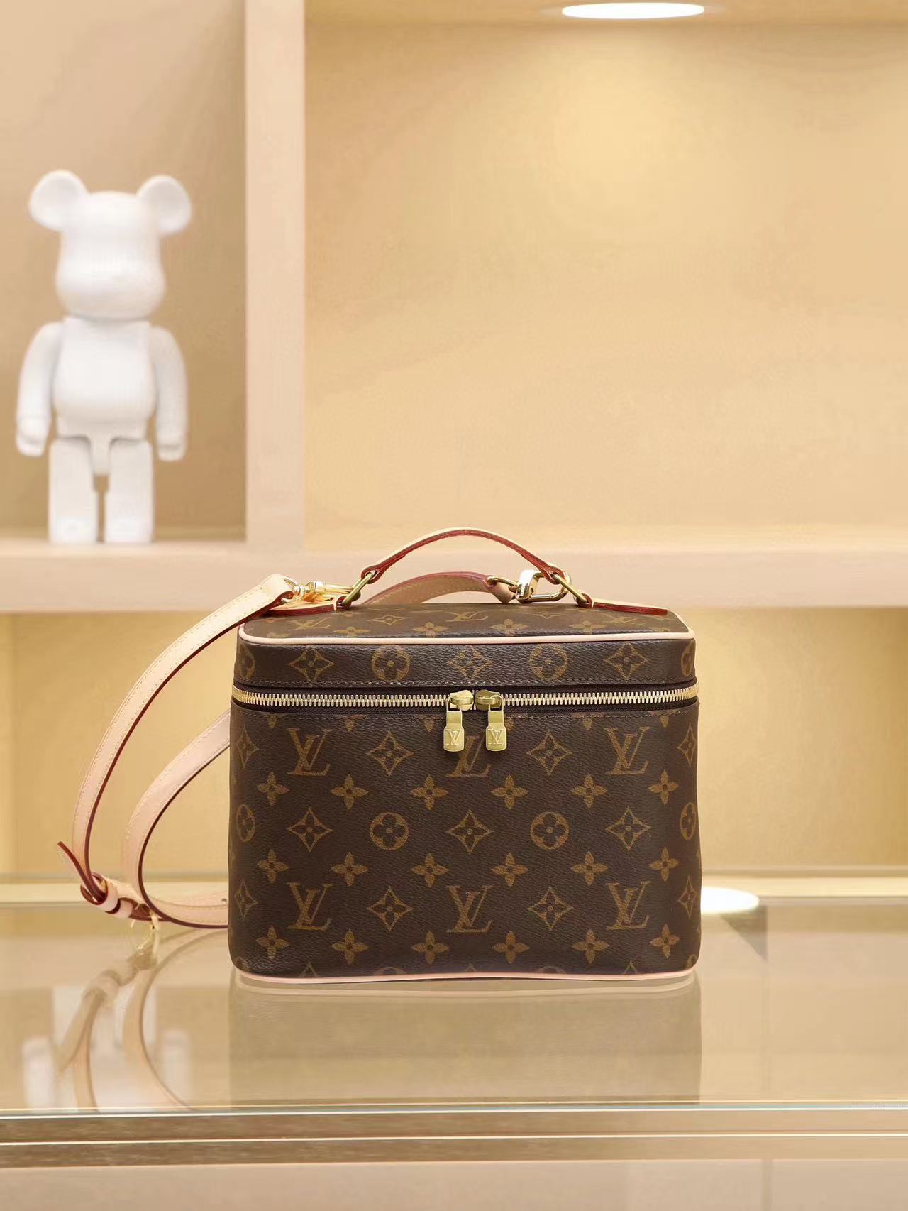 Louis Vuitton LV Nice Mini Toiletry Pouch M44495
