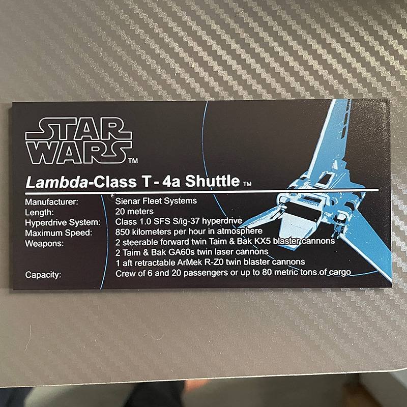 Print Parts For 10212 Imperial Shuttle