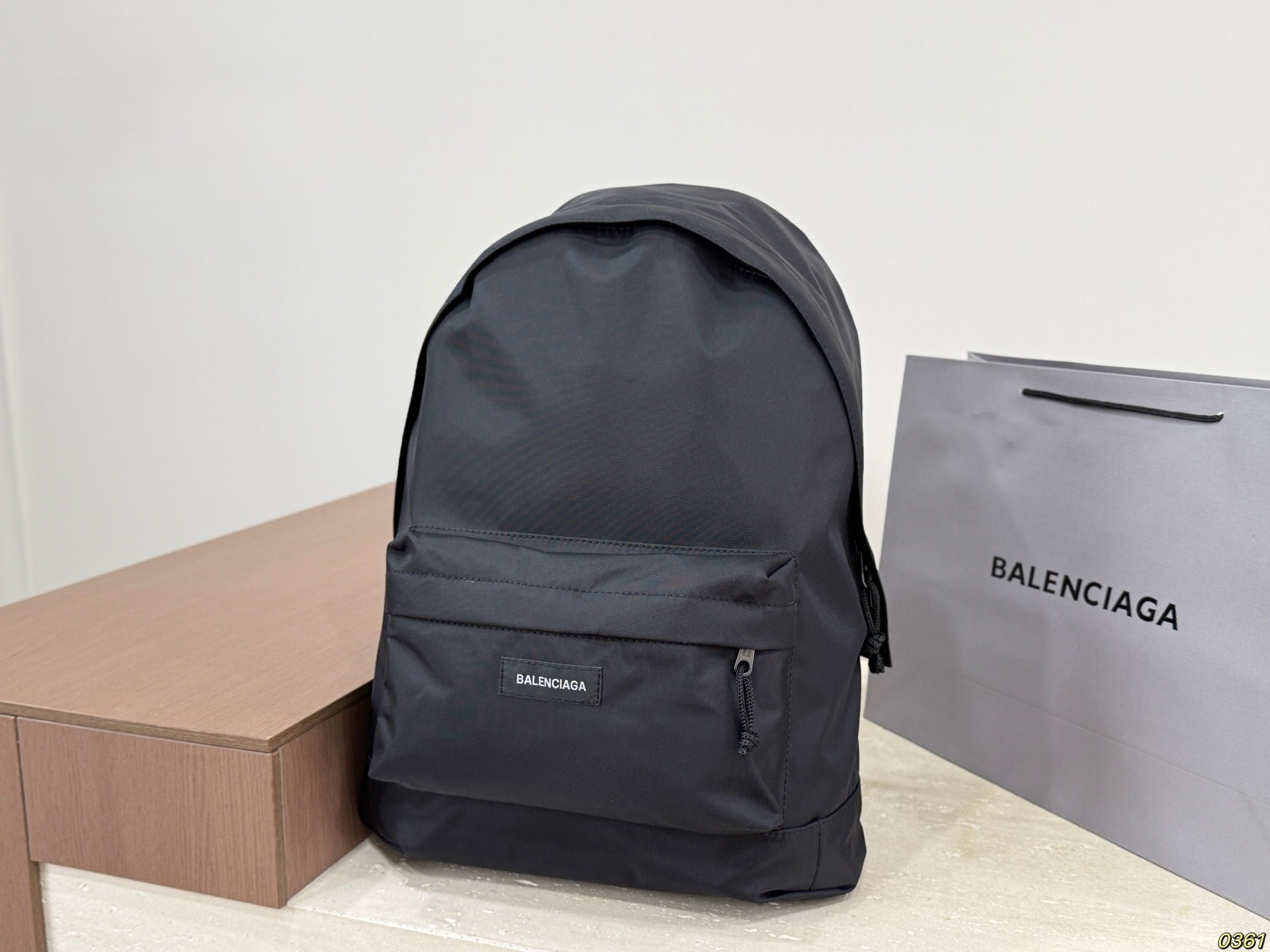 Balenciaga Explorer Logo Patch Recycled Nylon Backpack - KAIROO
