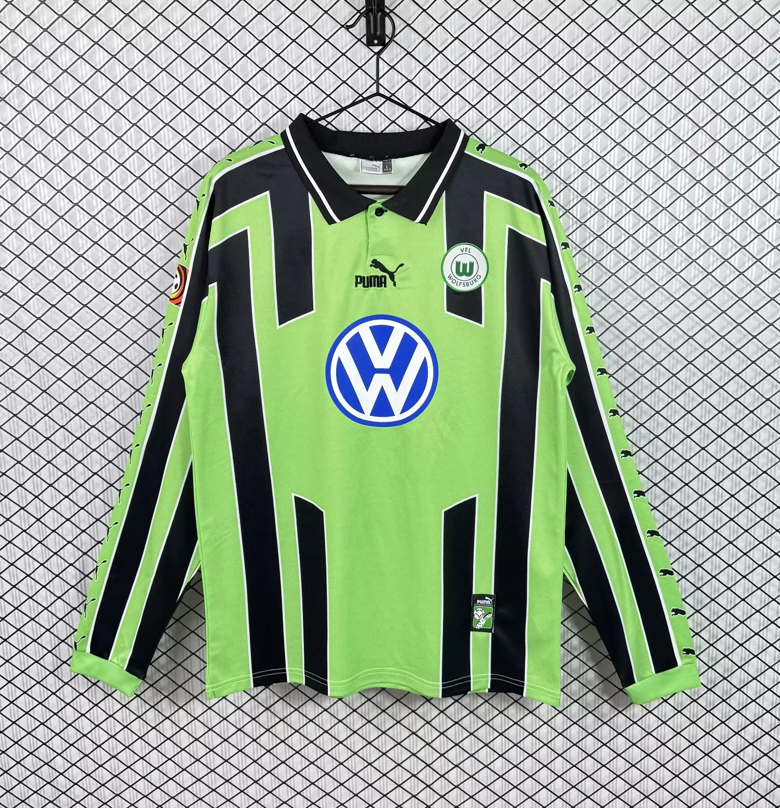 Retro 1999/00 Wolfsburg Away Jersey Long Sleeves S-XXL