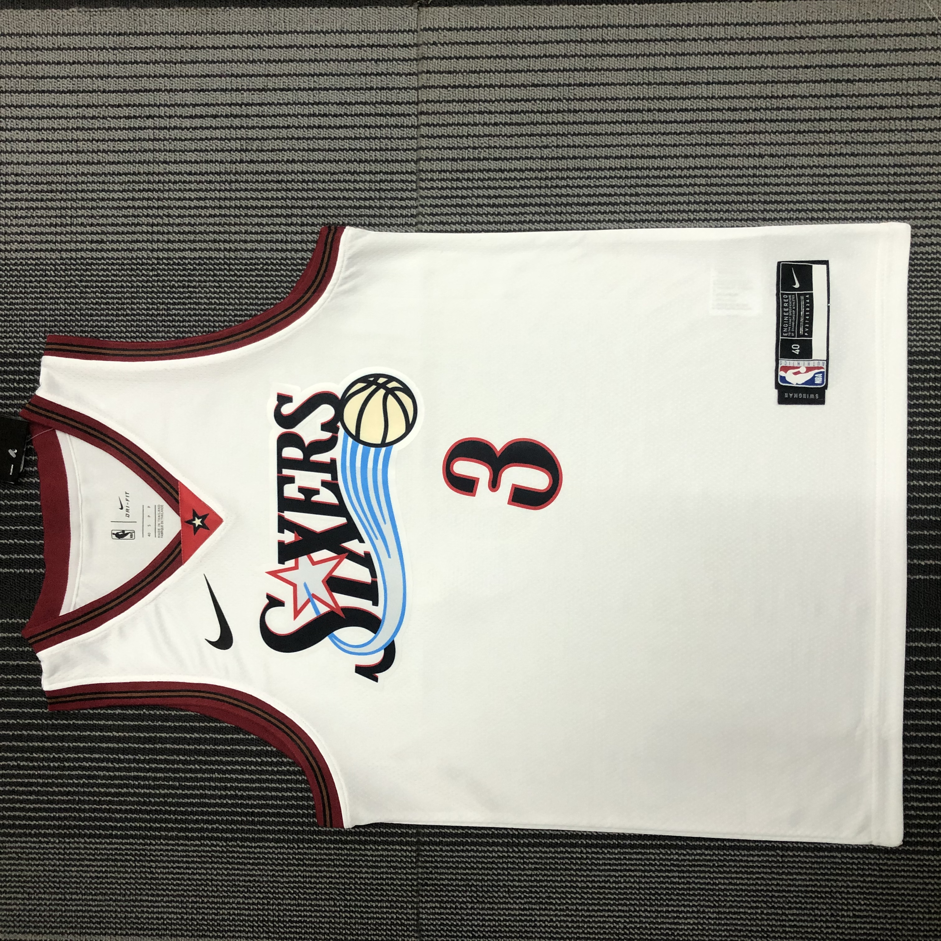 Philadelphia 76ers Retro  #3 White