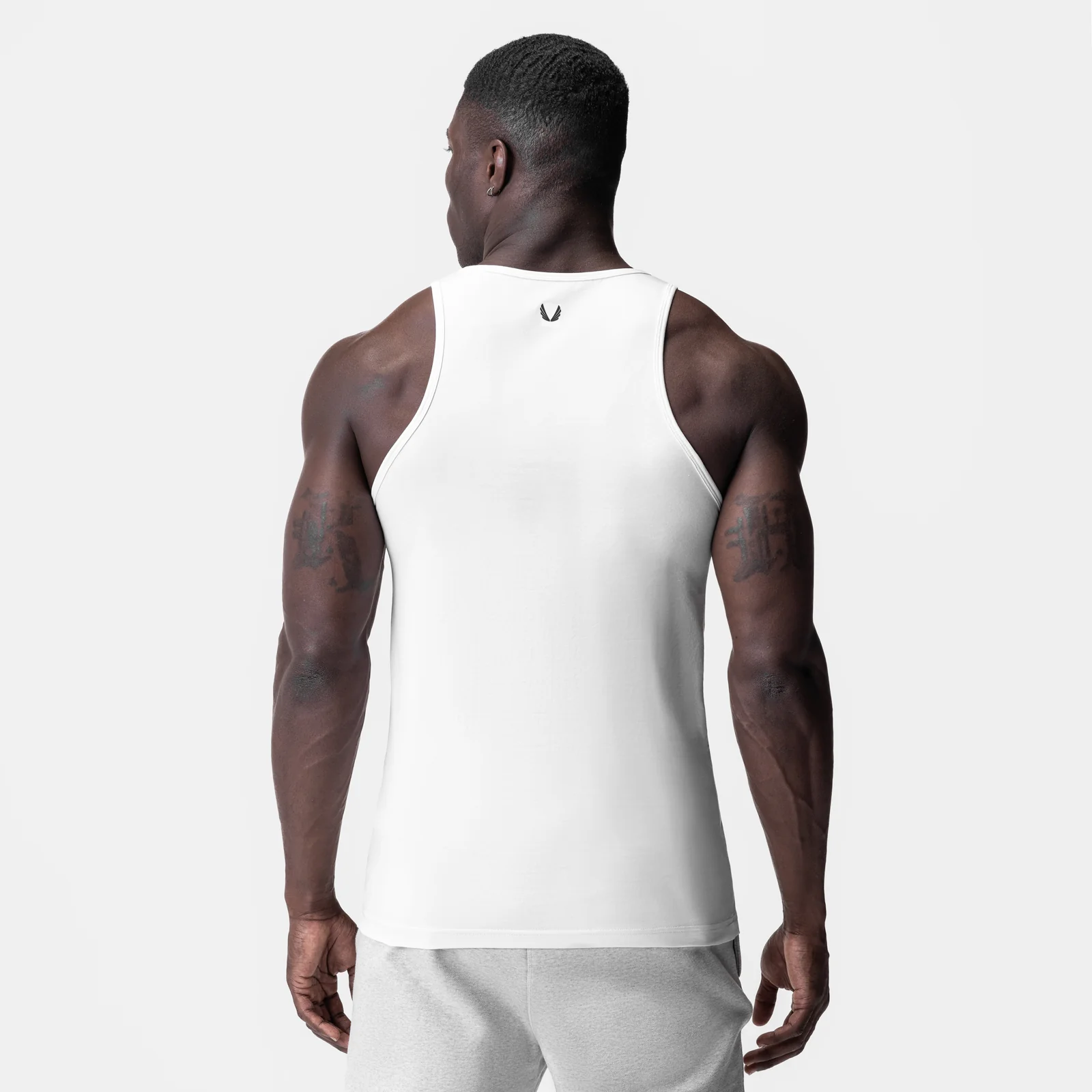 0924. Supima Essential Slim Tank - White