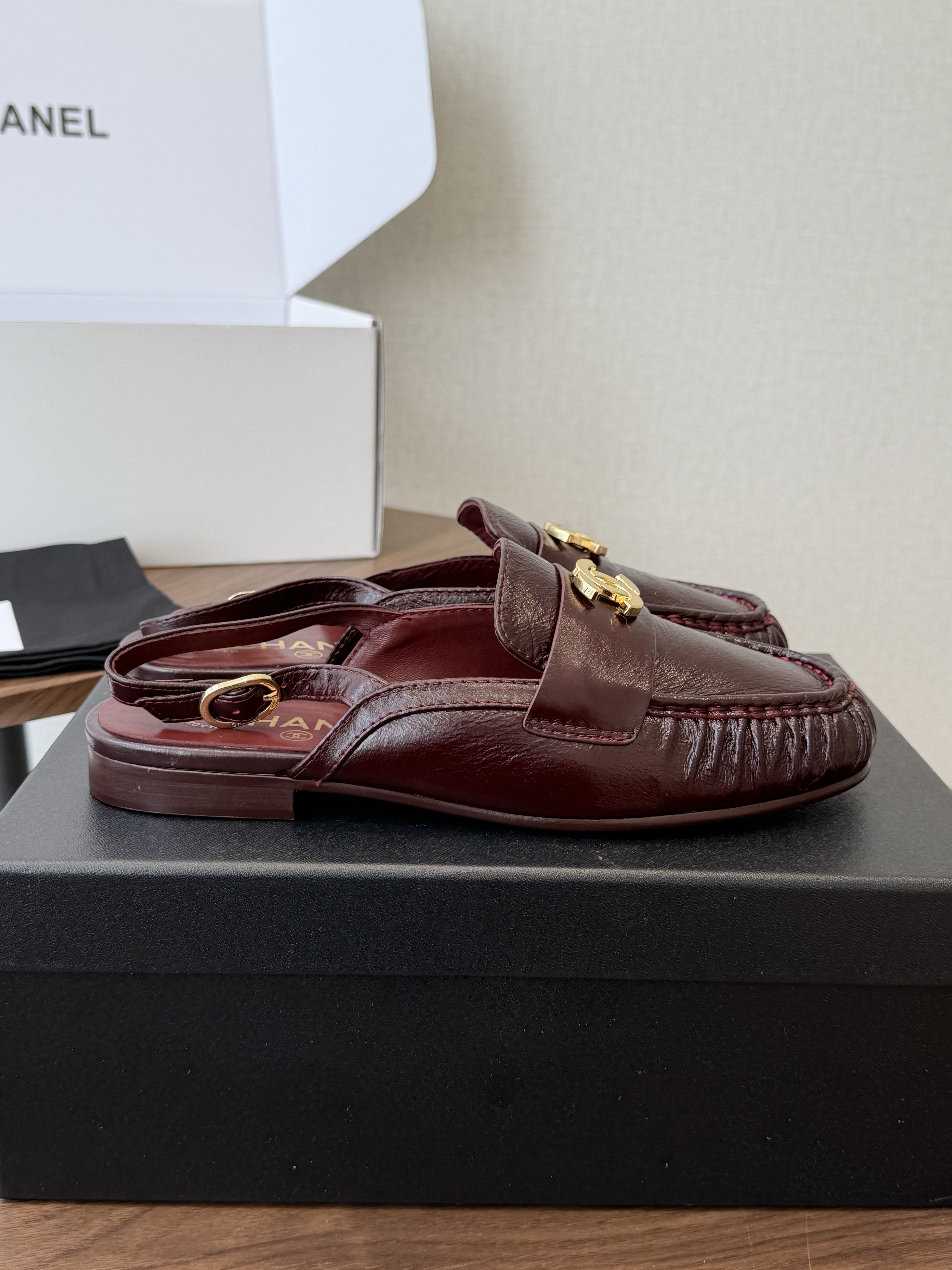 Chanel 2026 Leather Slingback Sandal