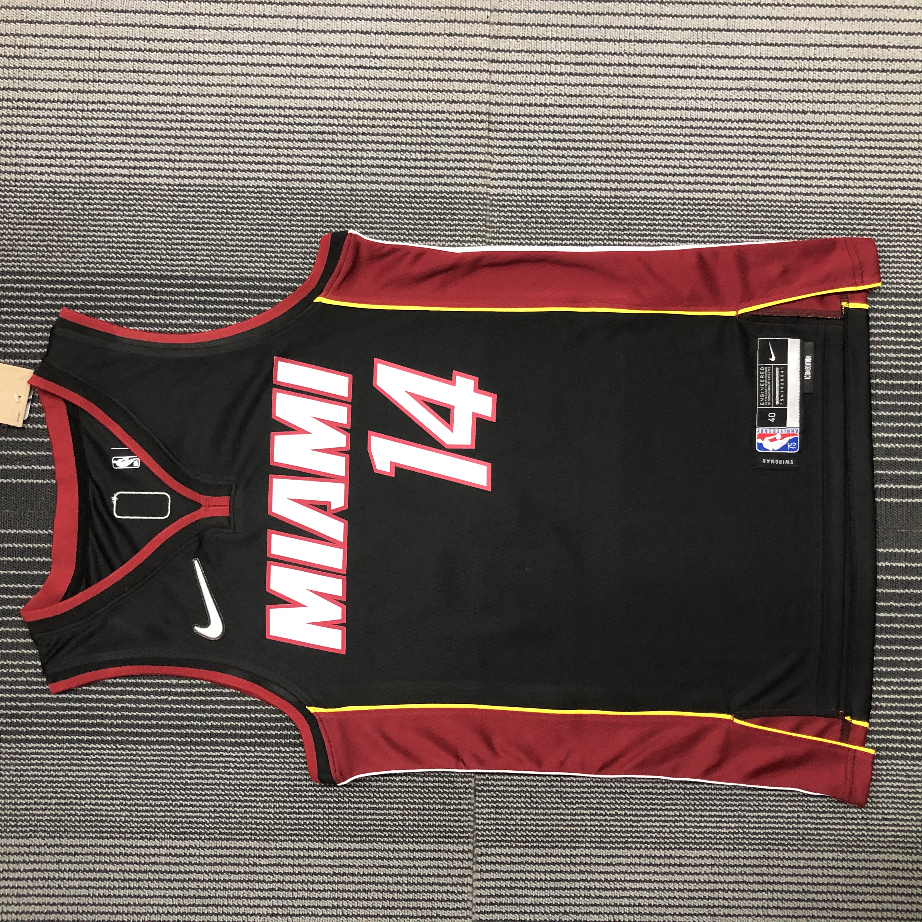 75TH anniversary  Miami Heat Black  No.14 Herro