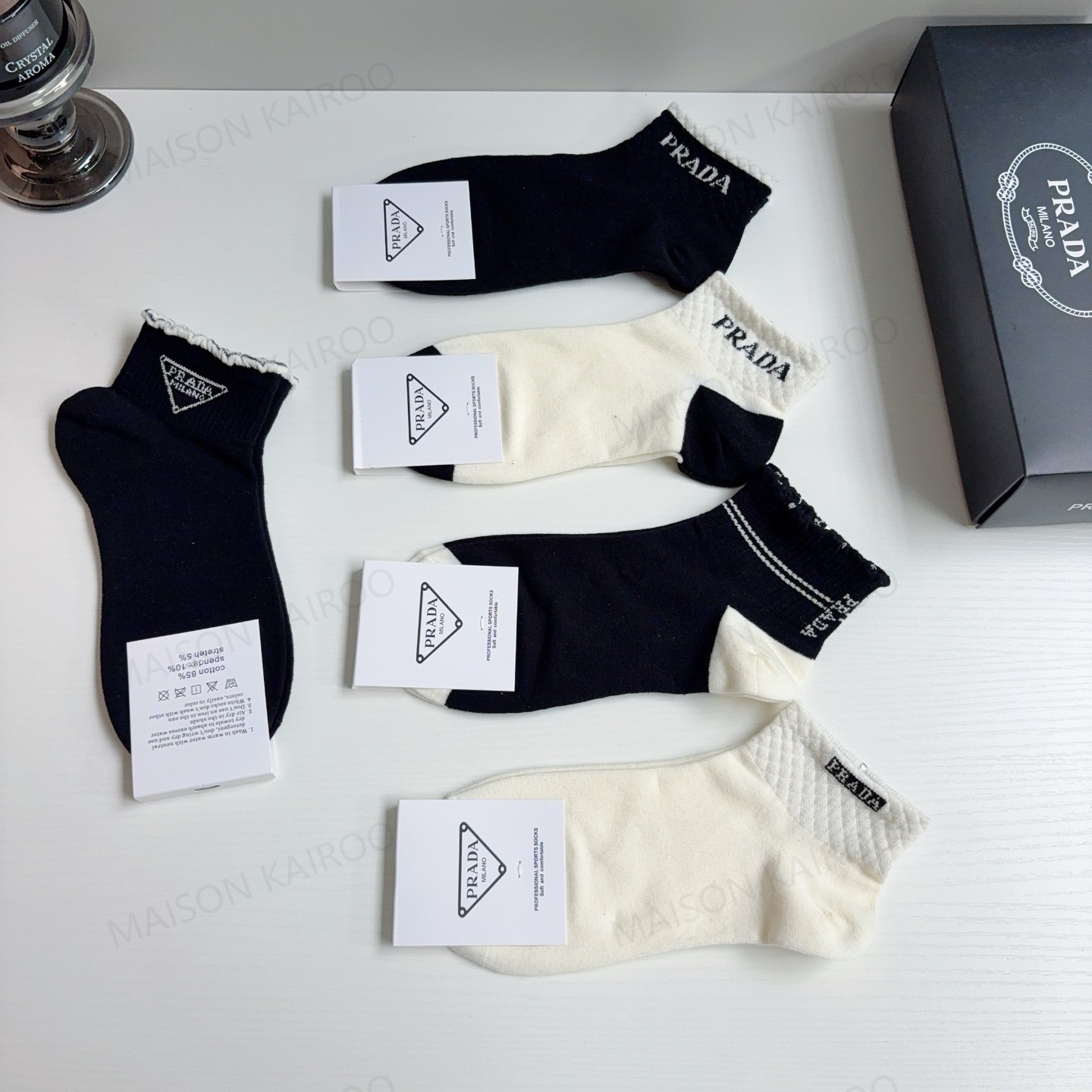 Prada Socks 5-Pack - KAIROO