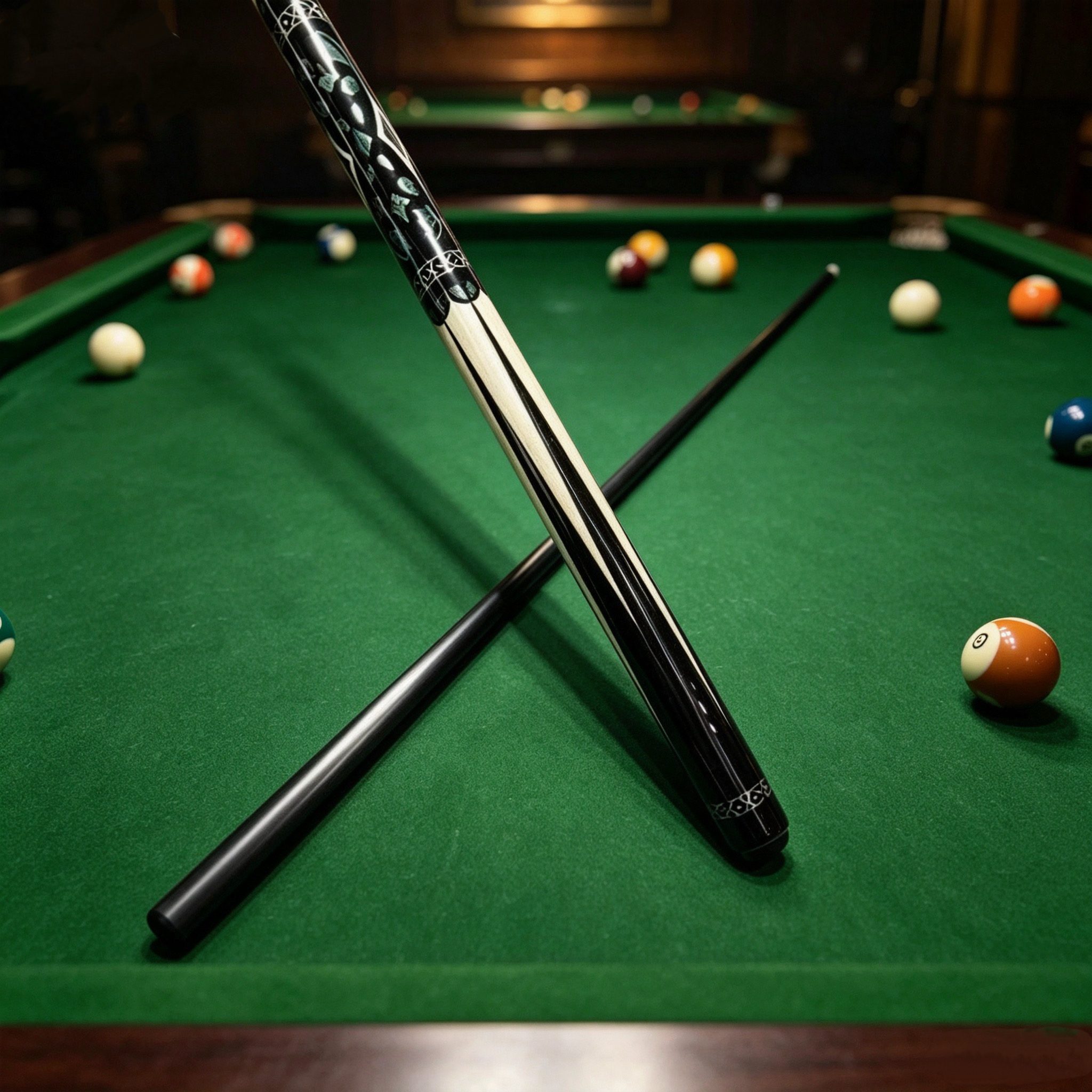 14MM Carbon Fiber Break Cue, Chinese Black 8 Billiard Cue, Professional 9 Ball Pool Stick