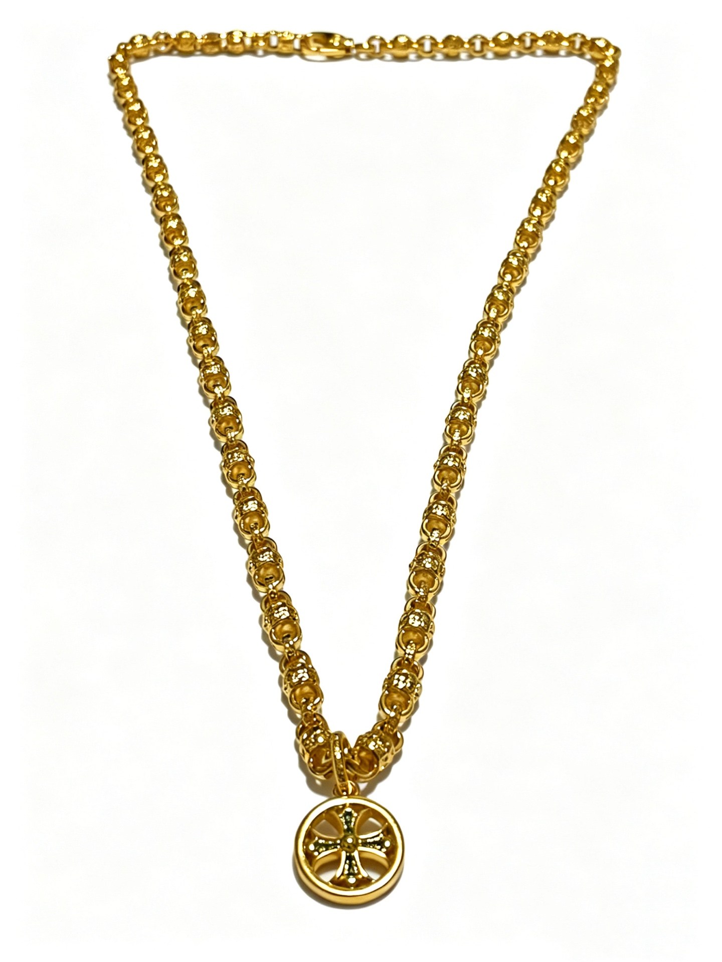 Chrome Hearts Gold Necklace 60cm