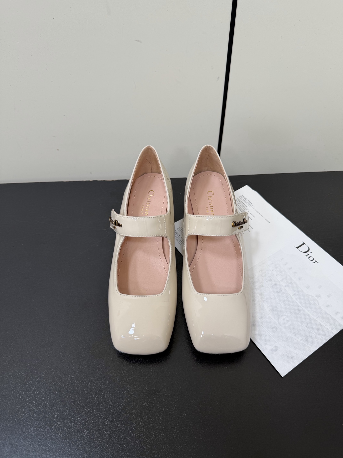 Dior Lolita Pump in White Patent Leather
