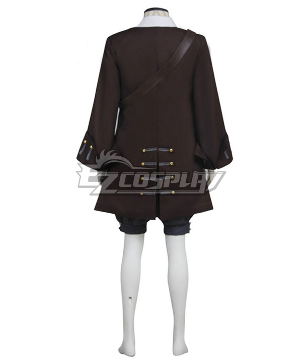 Pirates of the Caribbean Captain Jack Sparrow Cosplay Costume - New Edition