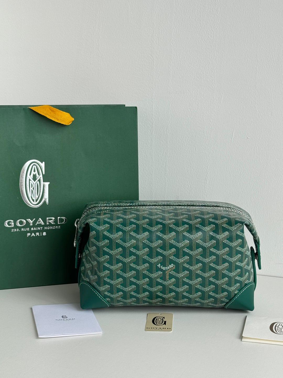 Goyard cosmetic bag