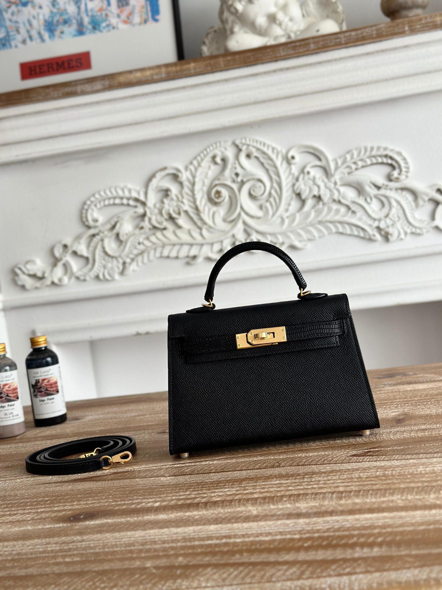 Hermes mini Kelly handbag
