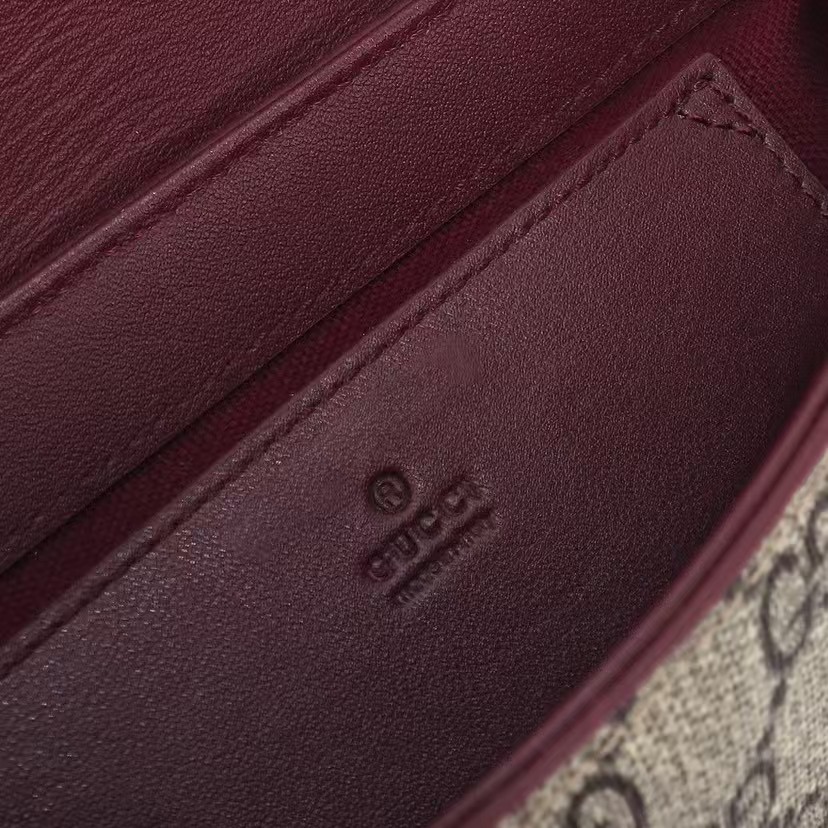 GUCCI GG mini shoulder bag with cat detail