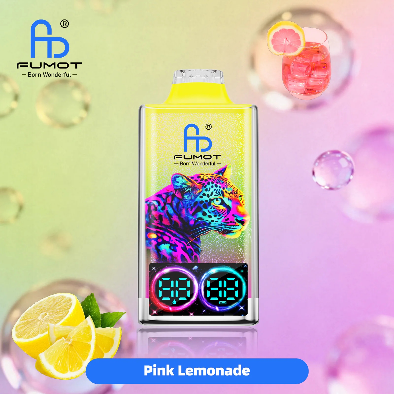 FUMOT Leopard 40K Disposable Vape – Pink Lemonade - Vaba Vape-Shop