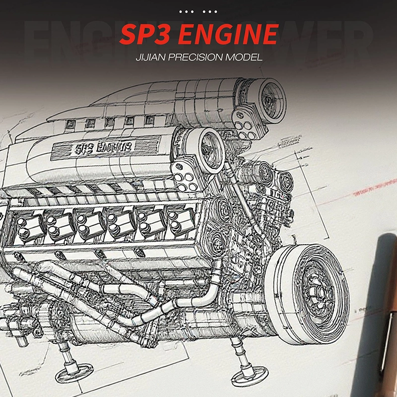 ReoBrix 33016 - Ferrari SP3 Engine