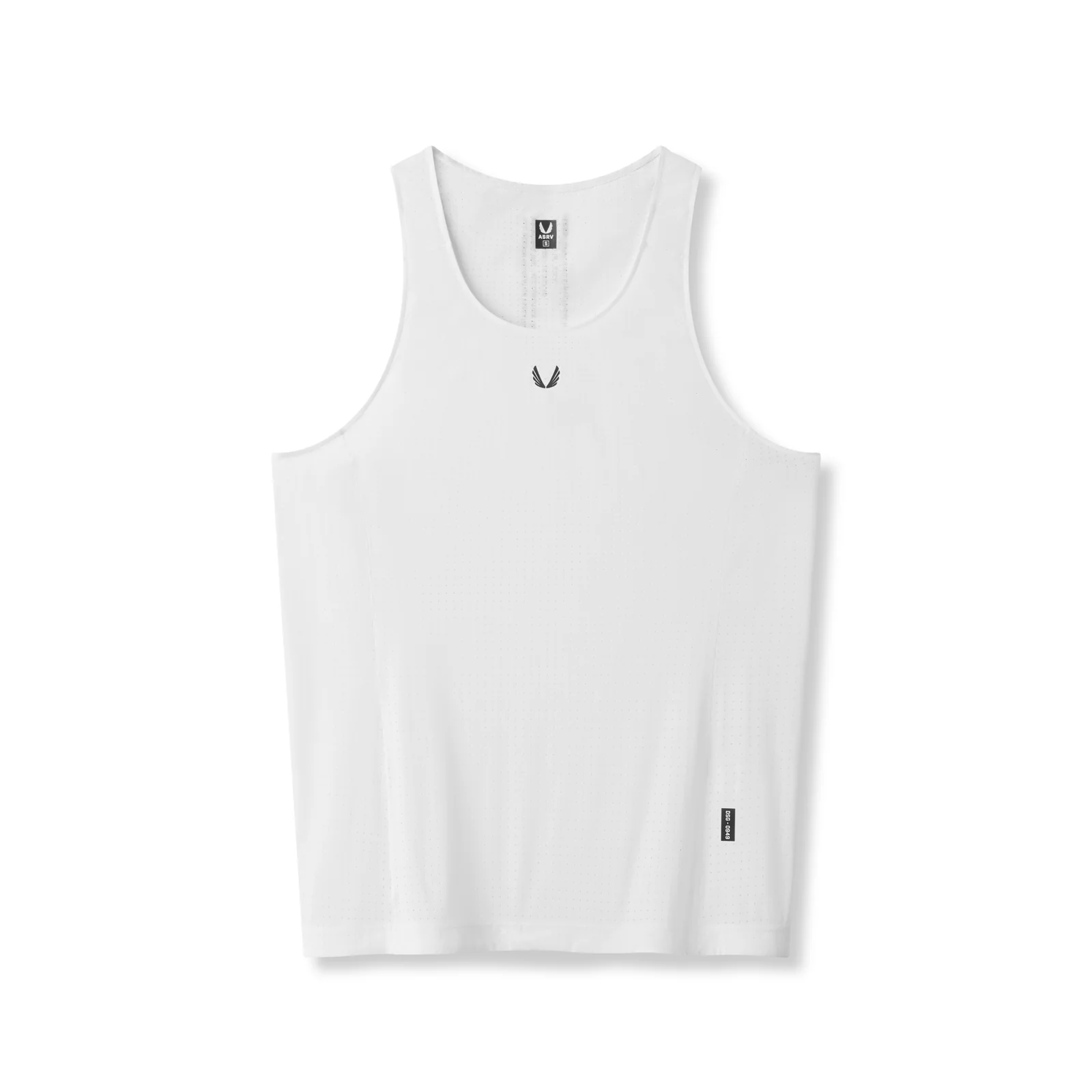 0949. Laser-Vent Singlet Tank - White