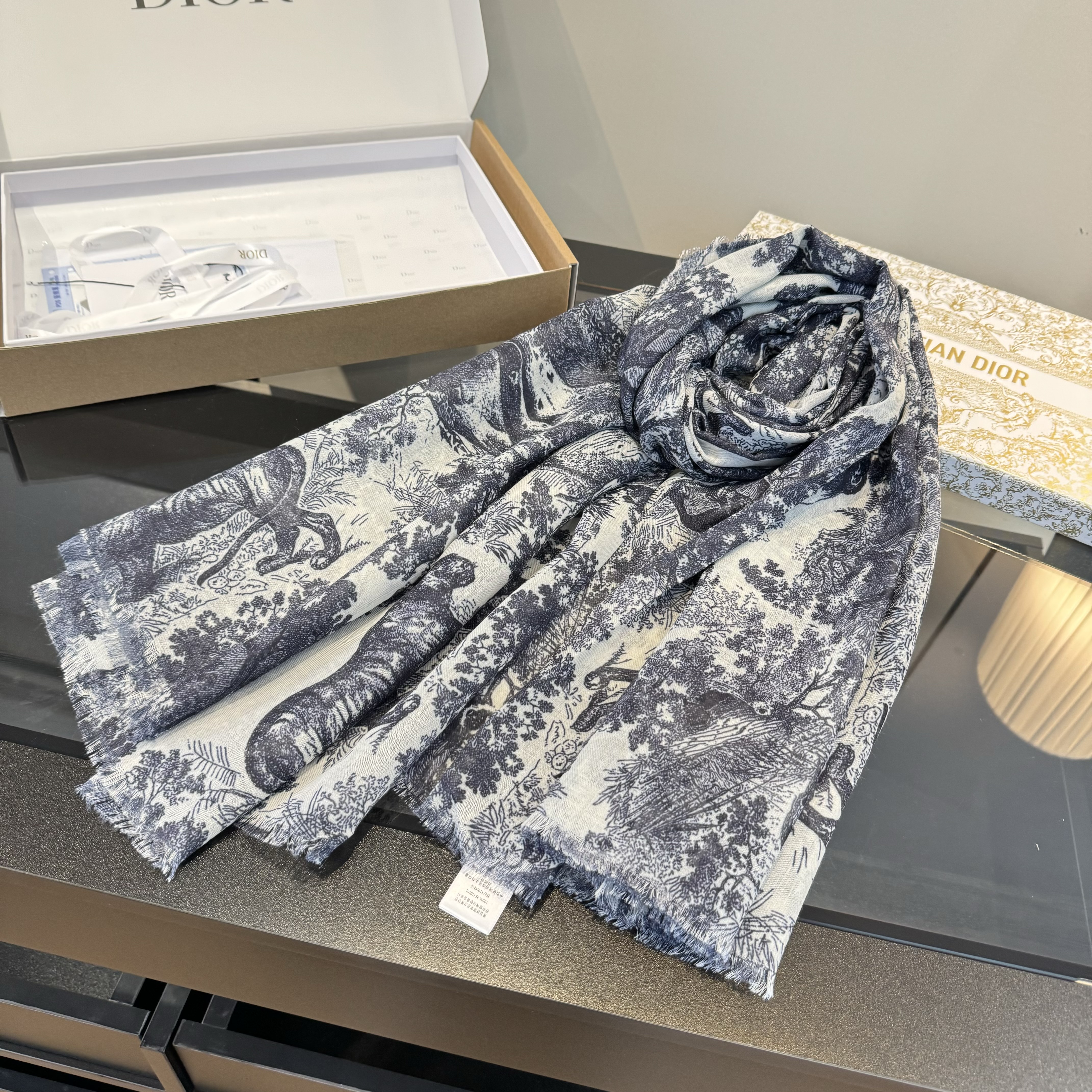 Dior Large Cashmere scarf