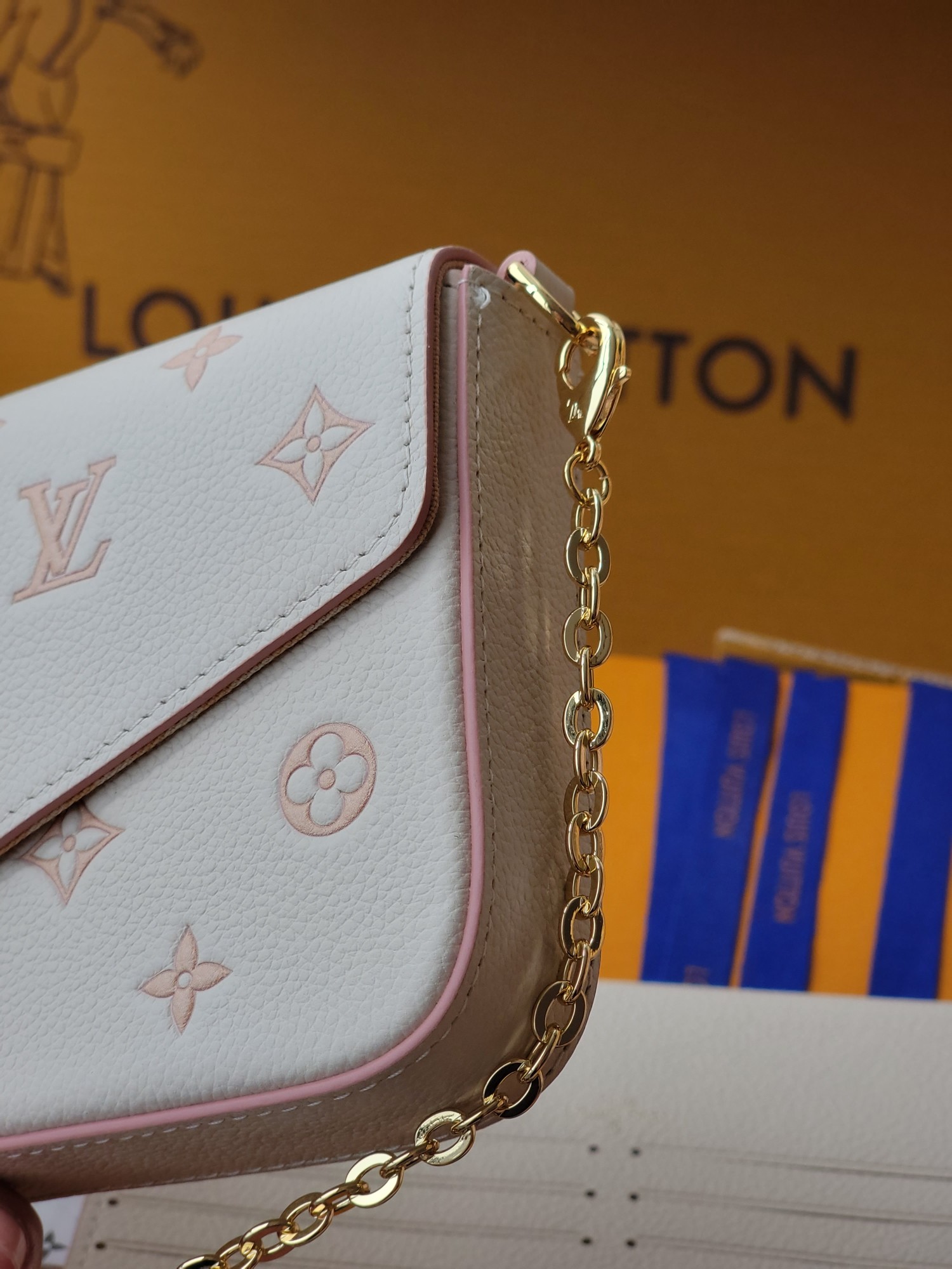 Louis Vuitton LV Bags POCHETTE FELICIE Leather M15968