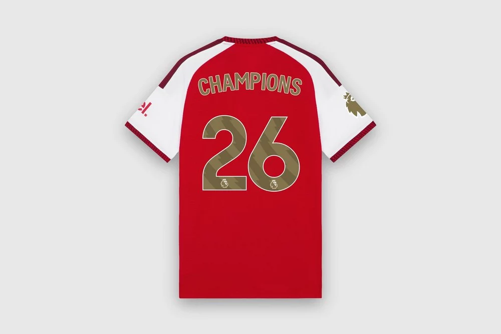 Arsenal Home Soccer Jersey 26/27 - Premier League Champions