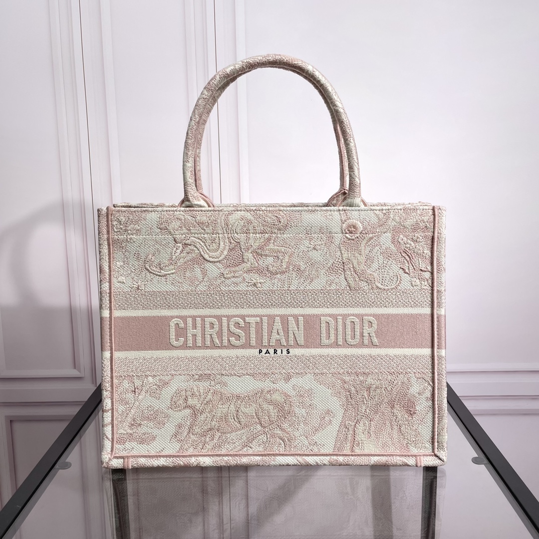 Dior Medium Embroidered Book Tote