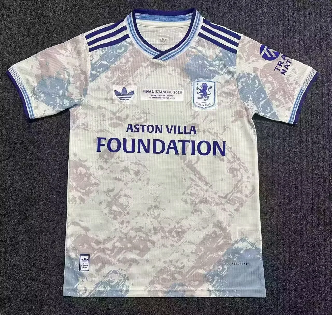 2026-27 Aston Villa FC. third Away Champion Special Edition Grey Fans Football Shirt 1:1 Thai Quality